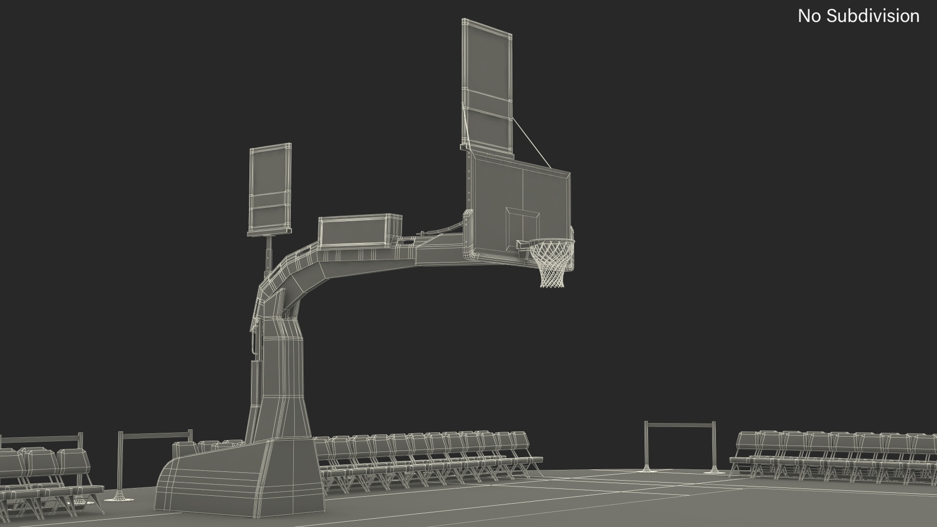 3D model Basketball Court Los Angeles Lakers