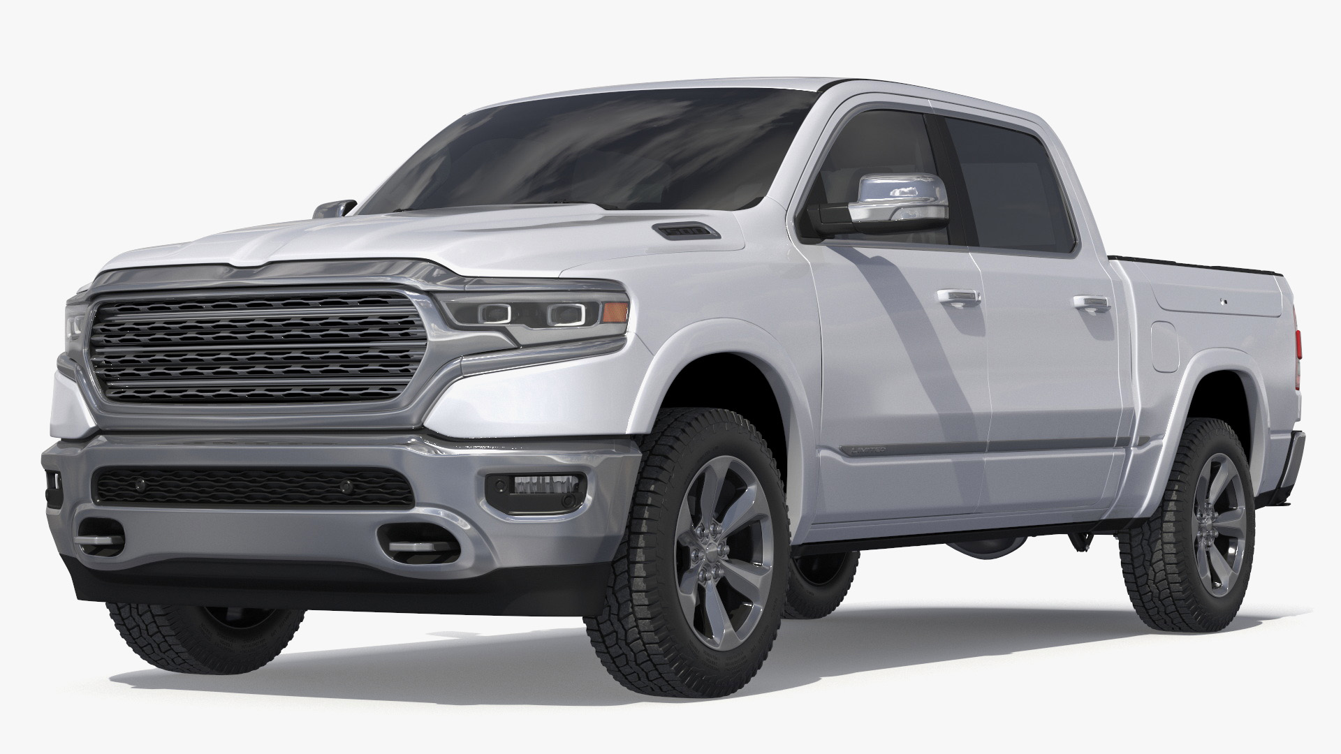 Pickup Truck with Mobile Toilet Trailer, view 10