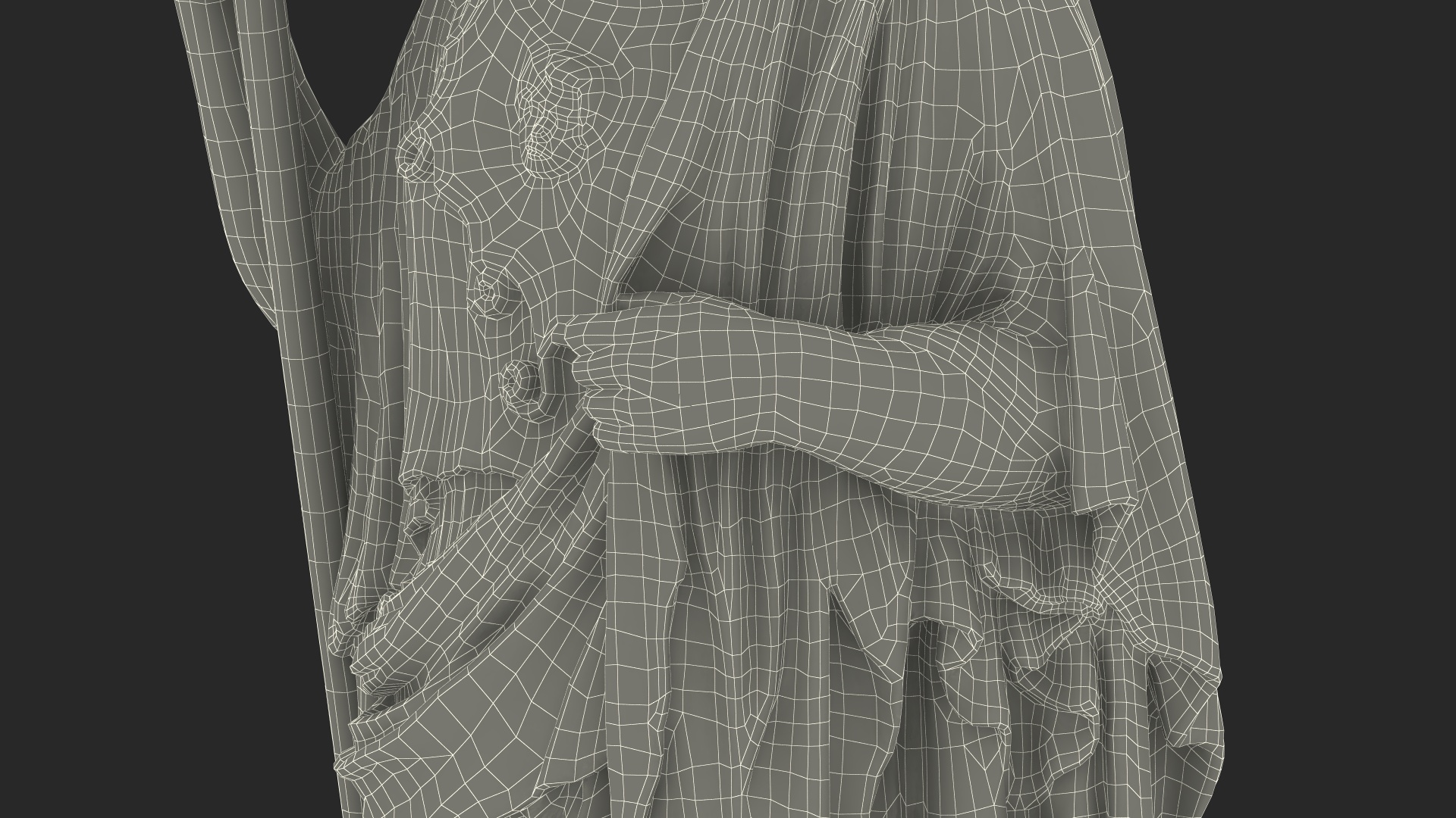 3D model Sculpture Athena Giustiniani Marble