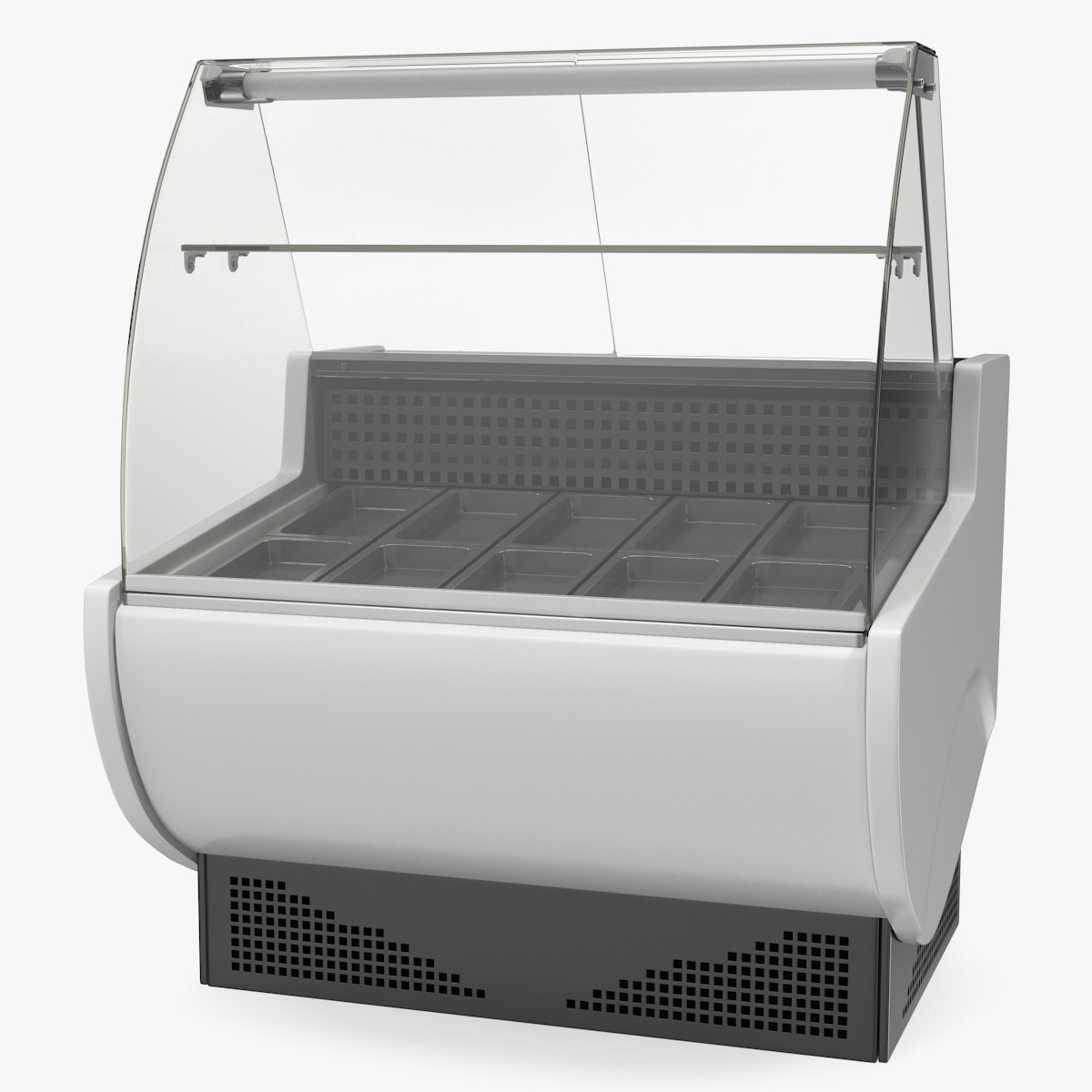 Frilixa Vista Food Display with Serveover Counter 3D Model