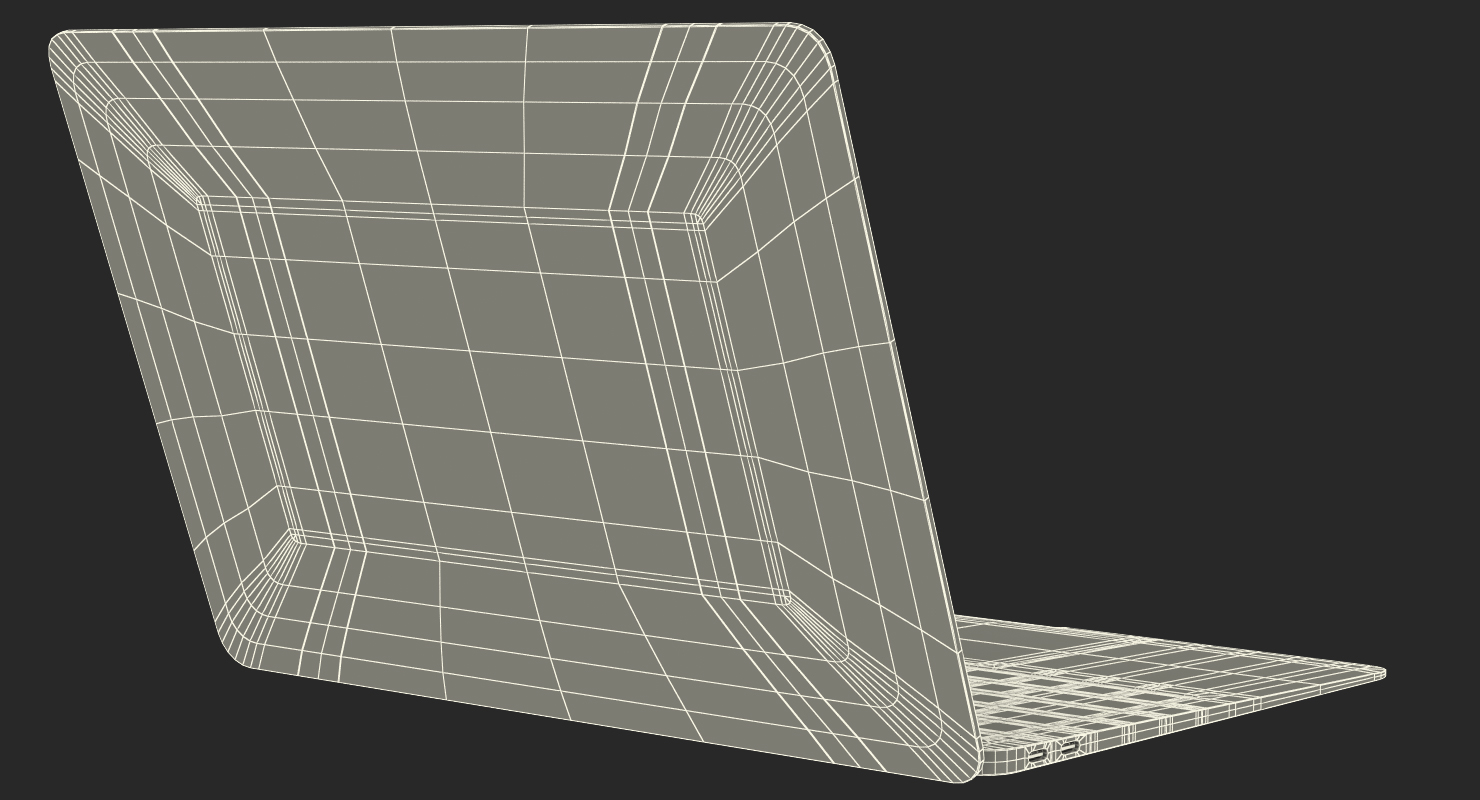 3D Subnotebook Silver model