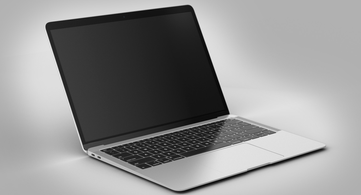 3D Subnotebook Silver model