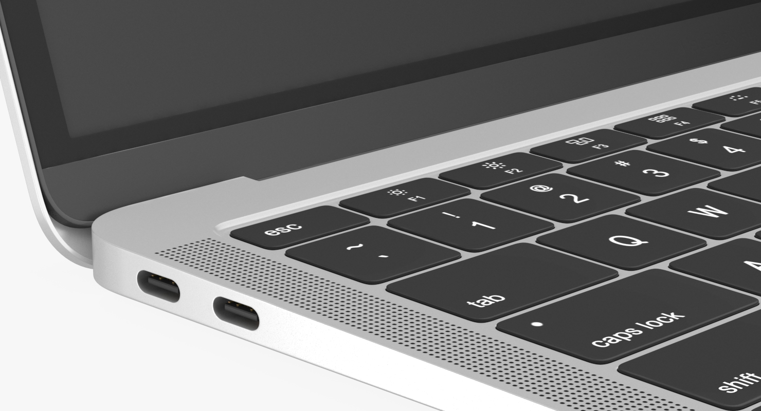 3D Subnotebook Silver model