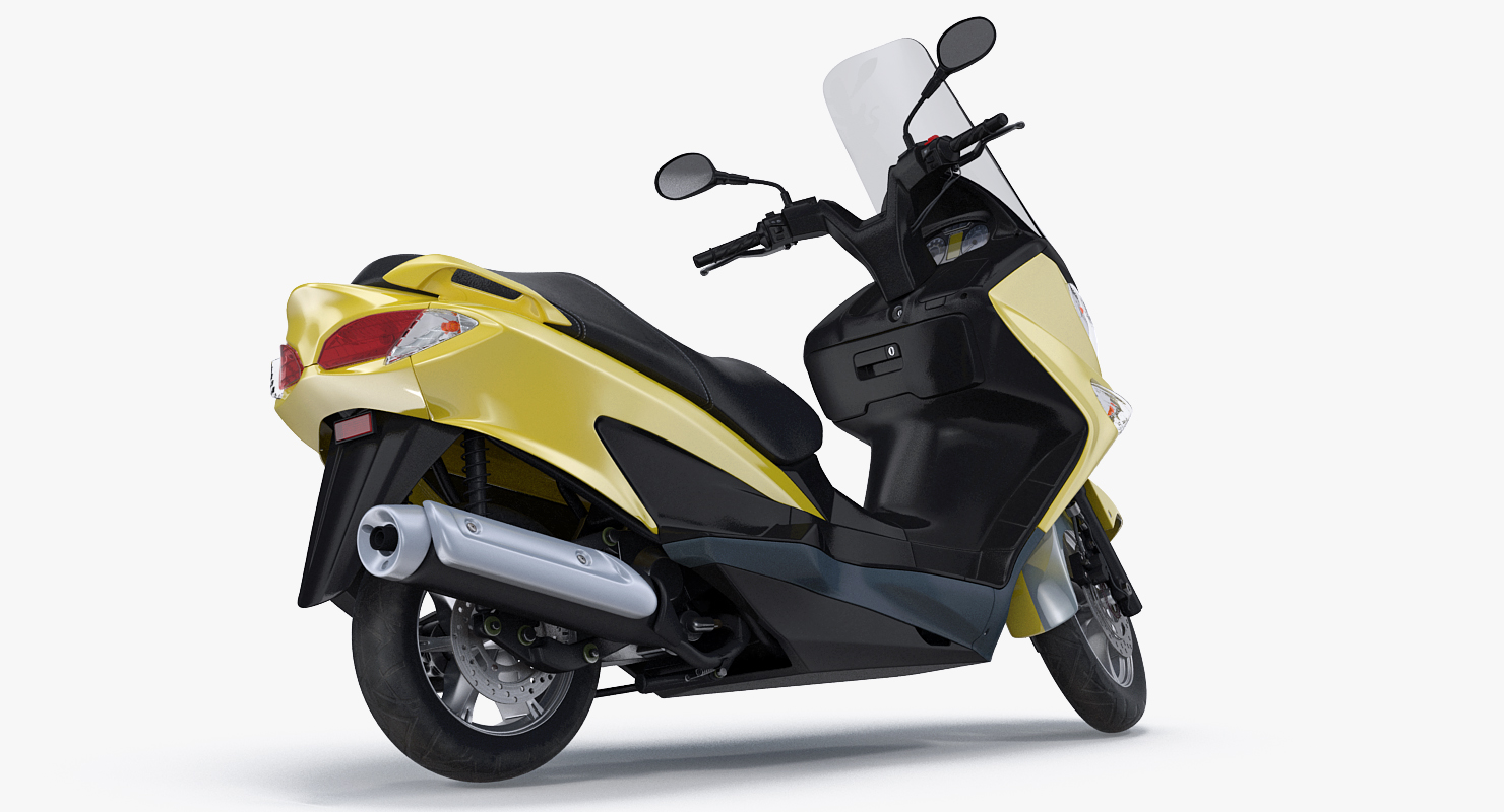 3D Generic Scooter Motorcycle