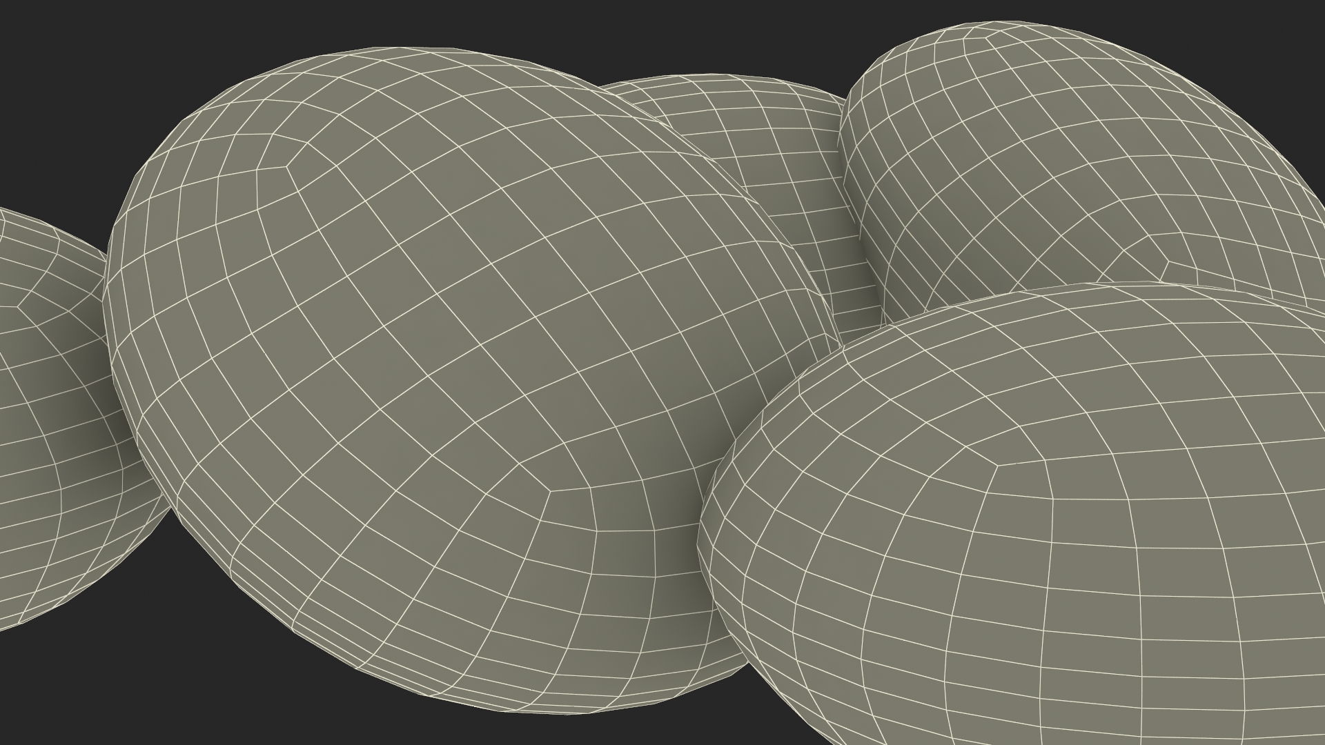 Multicolored Skittles Candies 3D model