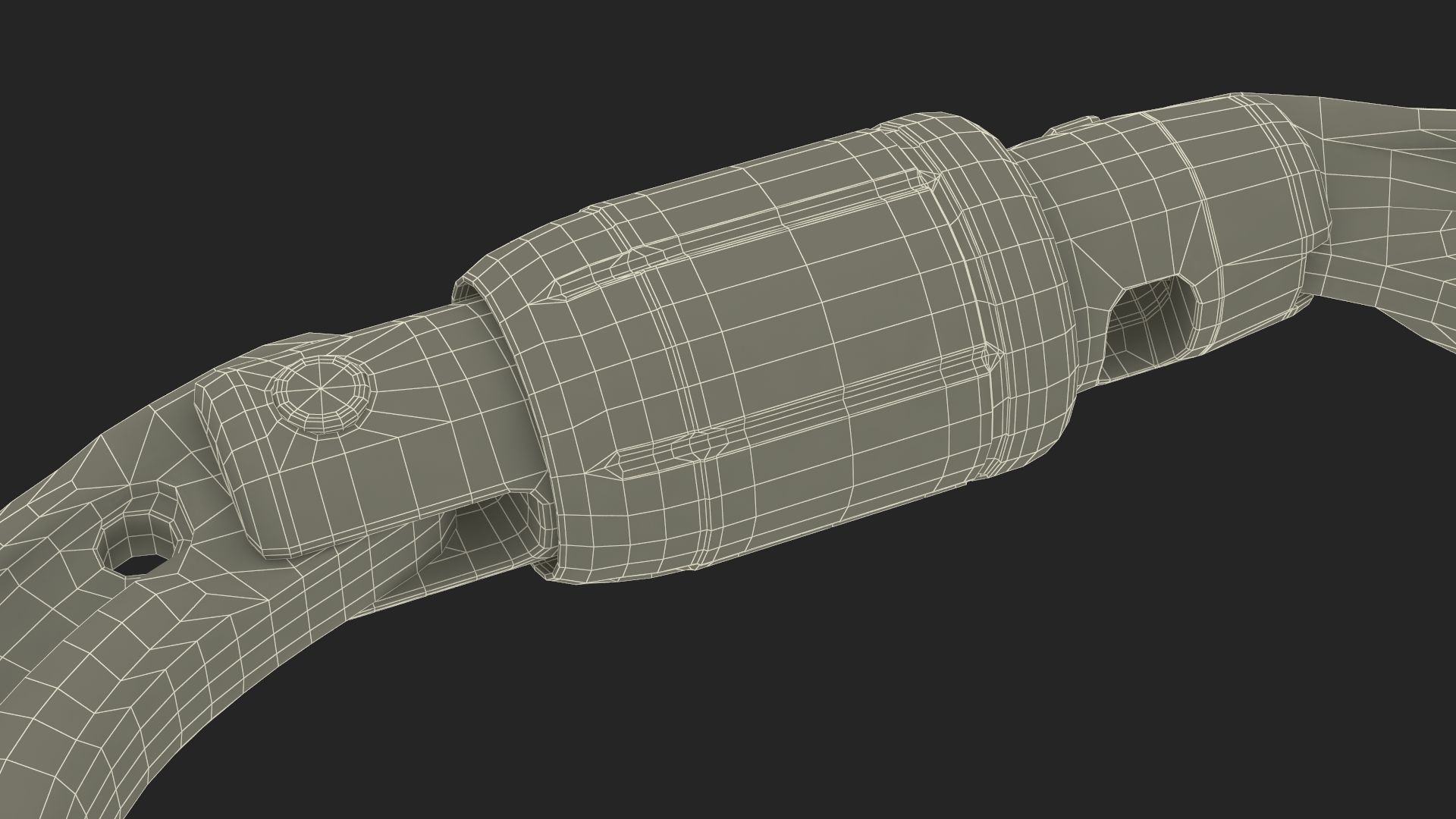 Unpainted Carabiner 3D model