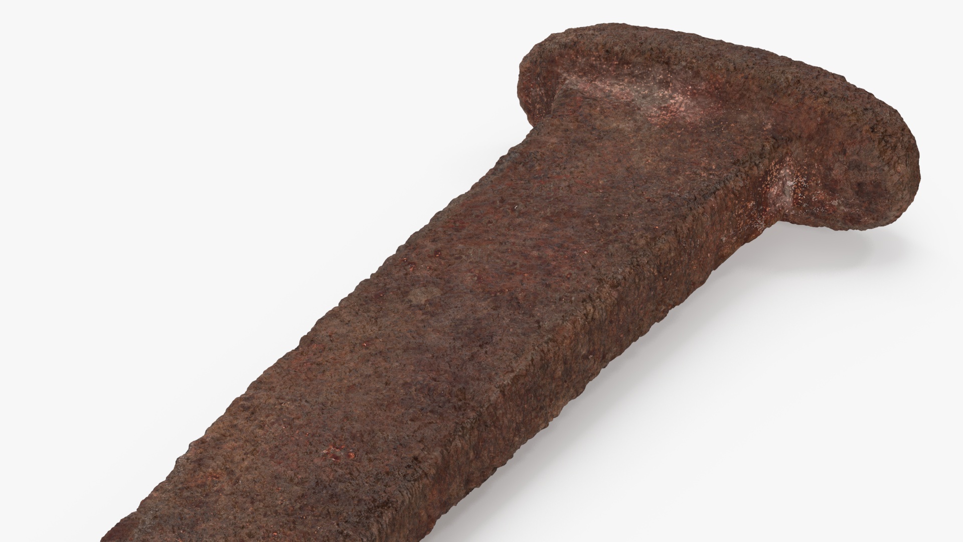 3D model Rusty Iron Nail