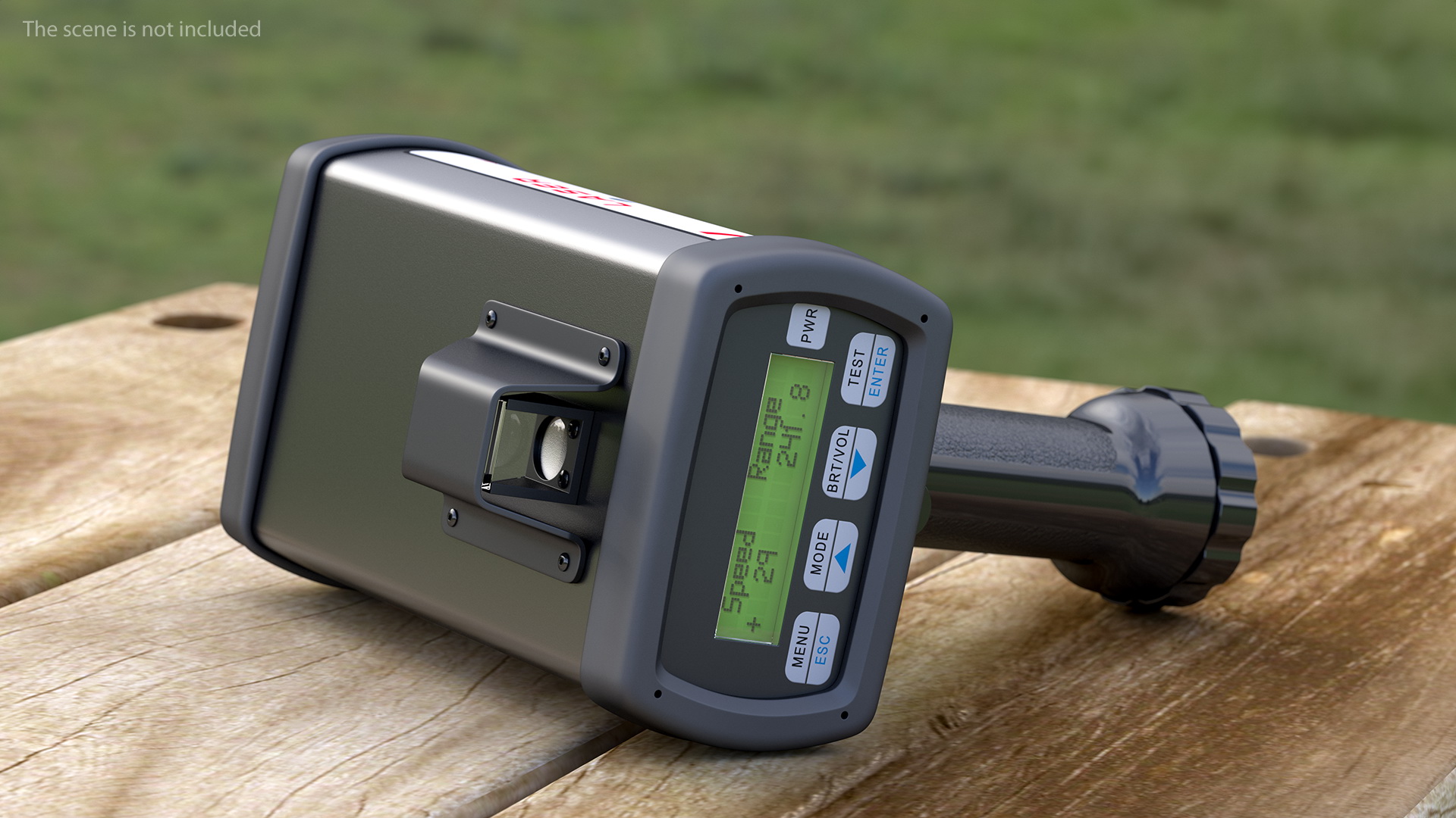 3D model LIDAR Traffic Enforcement Speed Gun