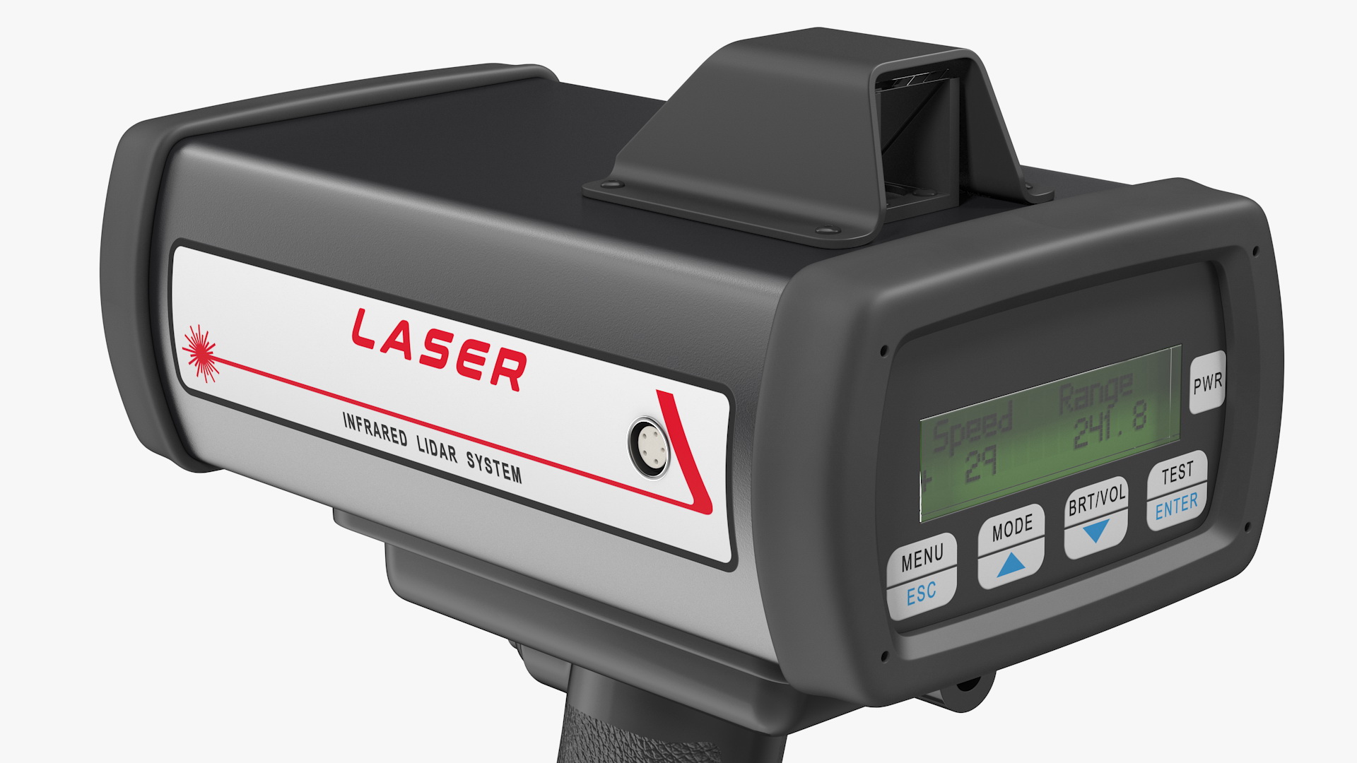 3D model LIDAR Traffic Enforcement Speed Gun