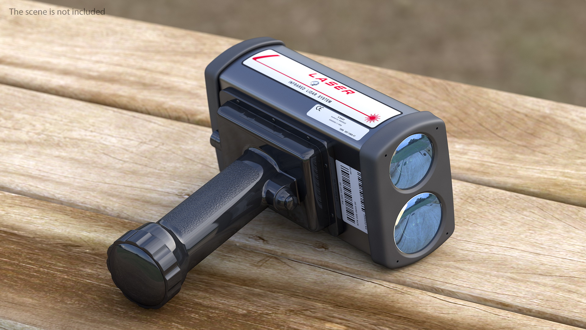 3D model LIDAR Traffic Enforcement Speed Gun
