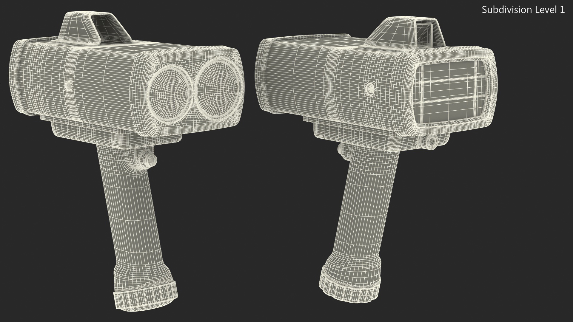 3D model LIDAR Traffic Enforcement Speed Gun