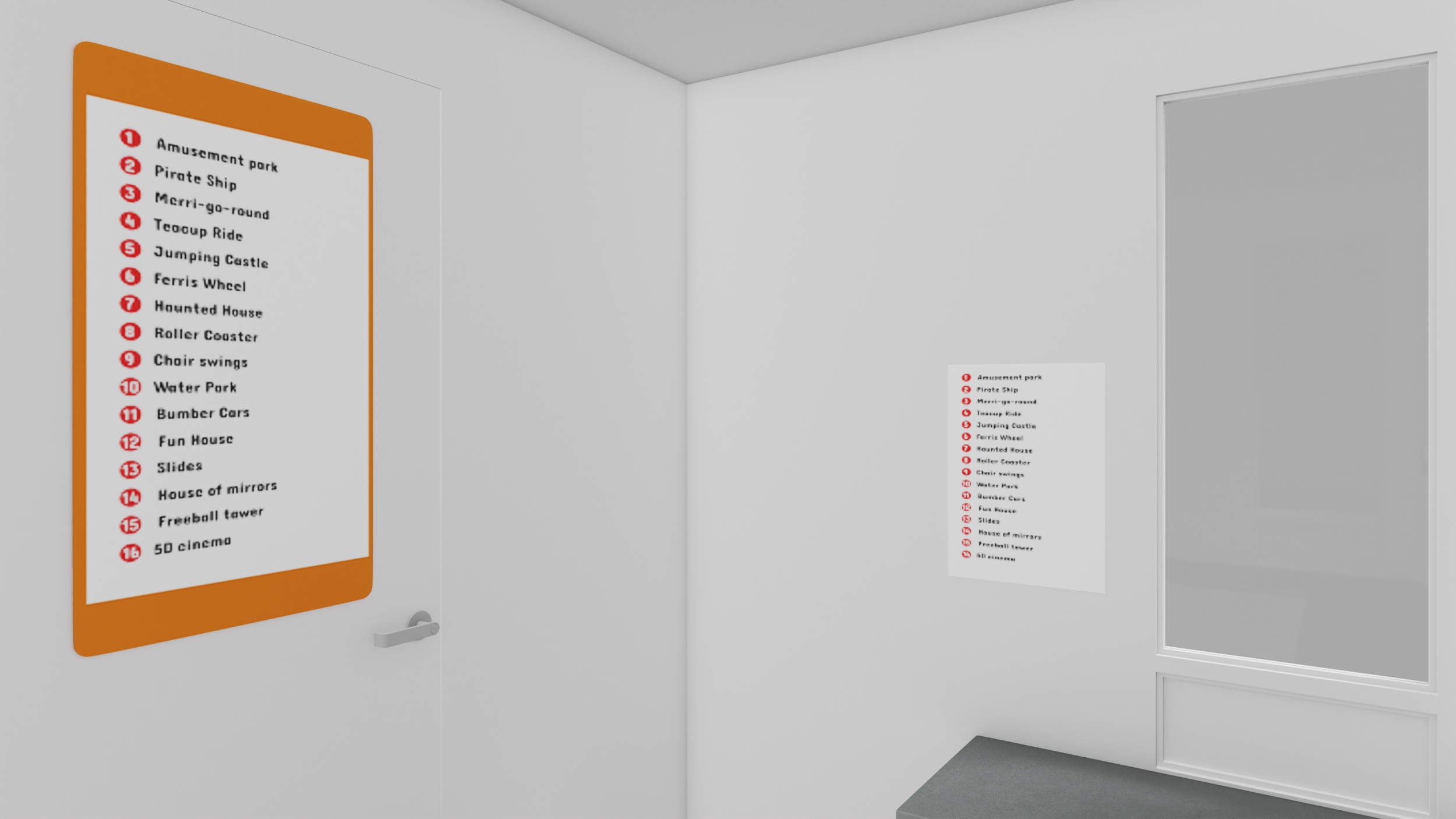Modern Ticket Booth 3D model