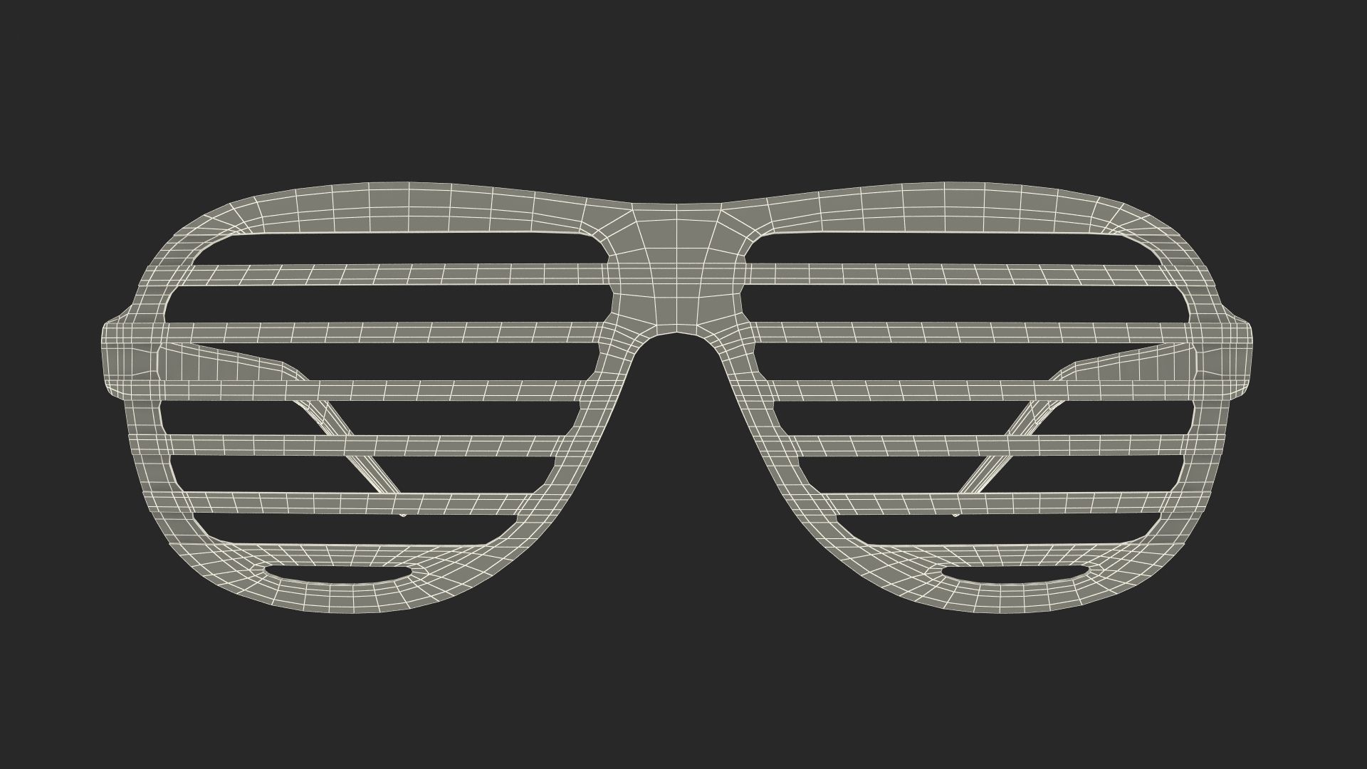 American Flag Shutter Sunglasses 3D