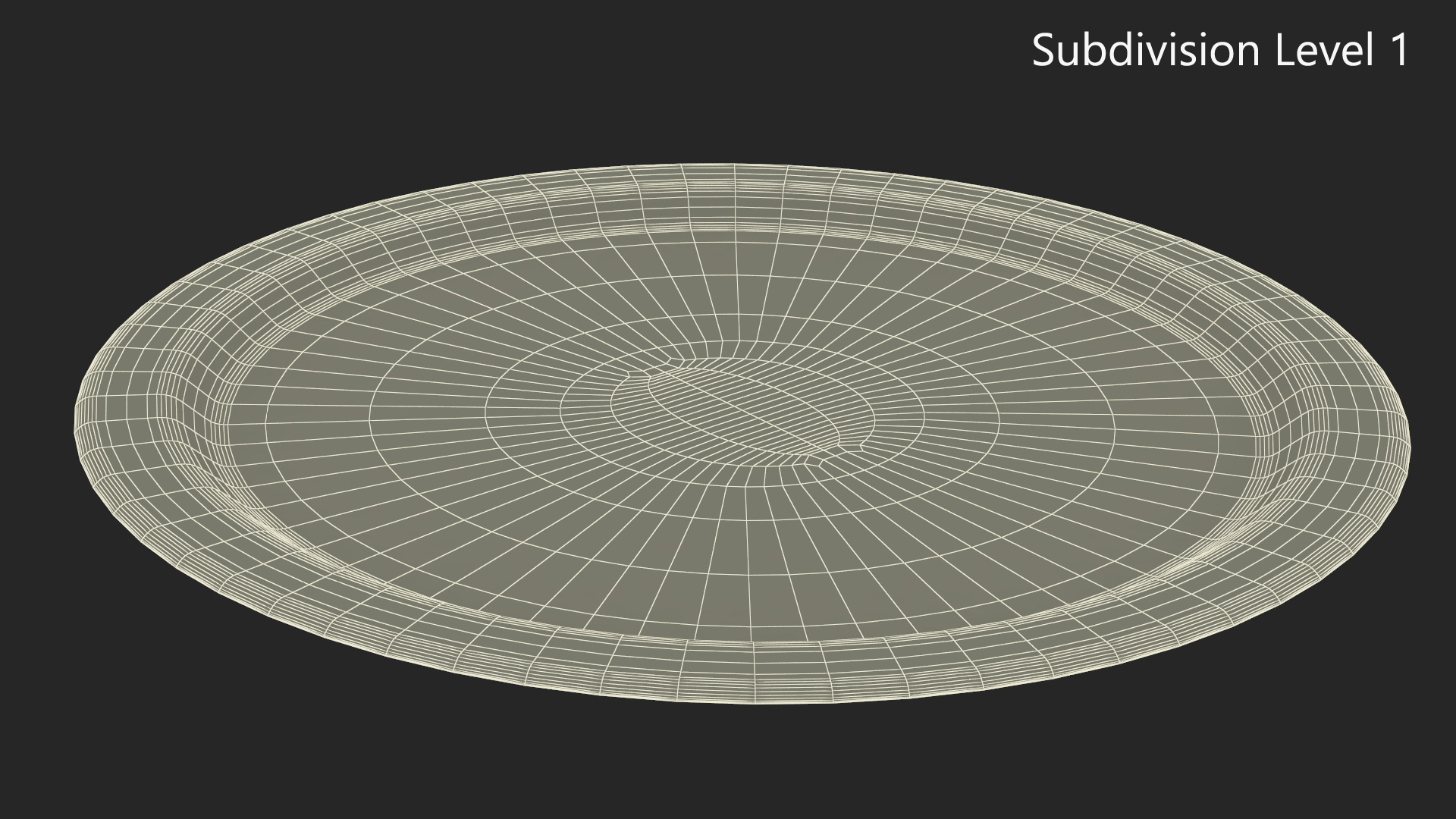 Disposable Paper Plate 3D