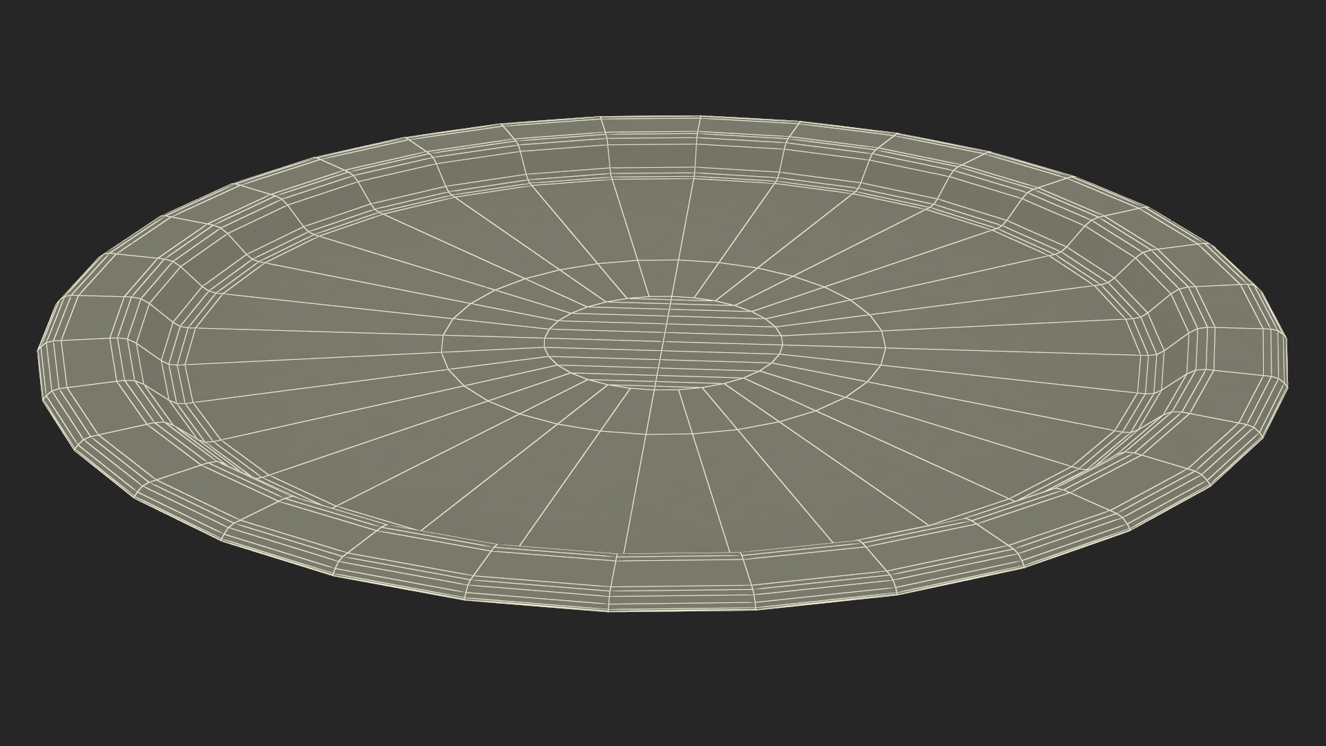 Disposable Paper Plate 3D