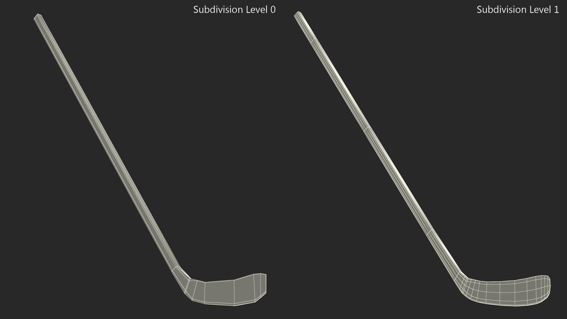 3D Ice Hockey Stick