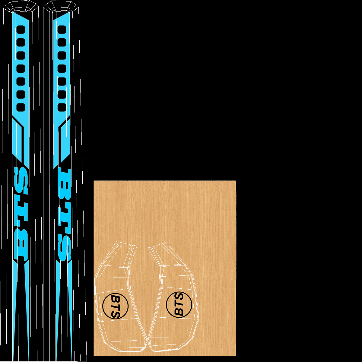 3D Ice Hockey Stick
