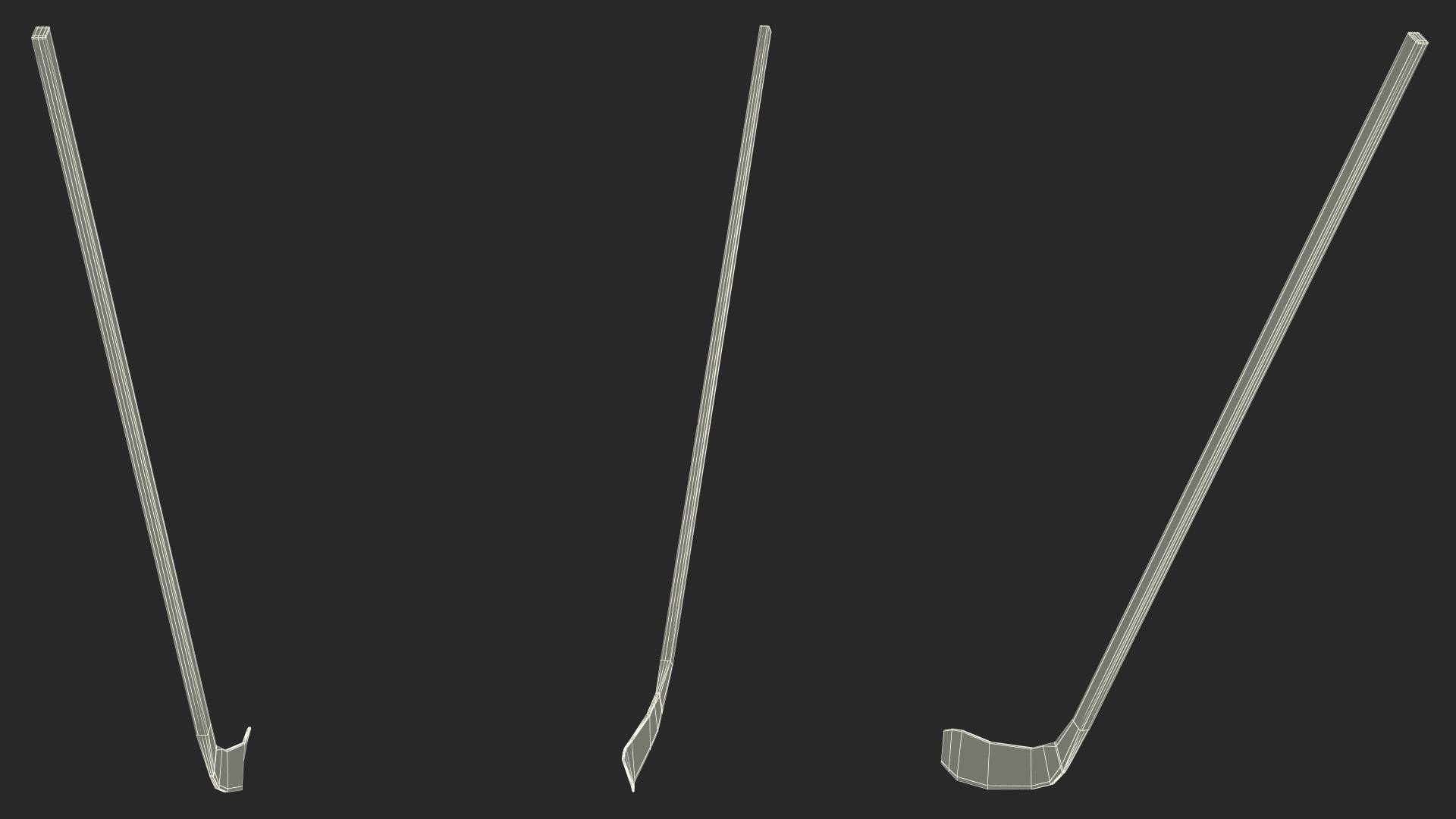 3D Ice Hockey Stick