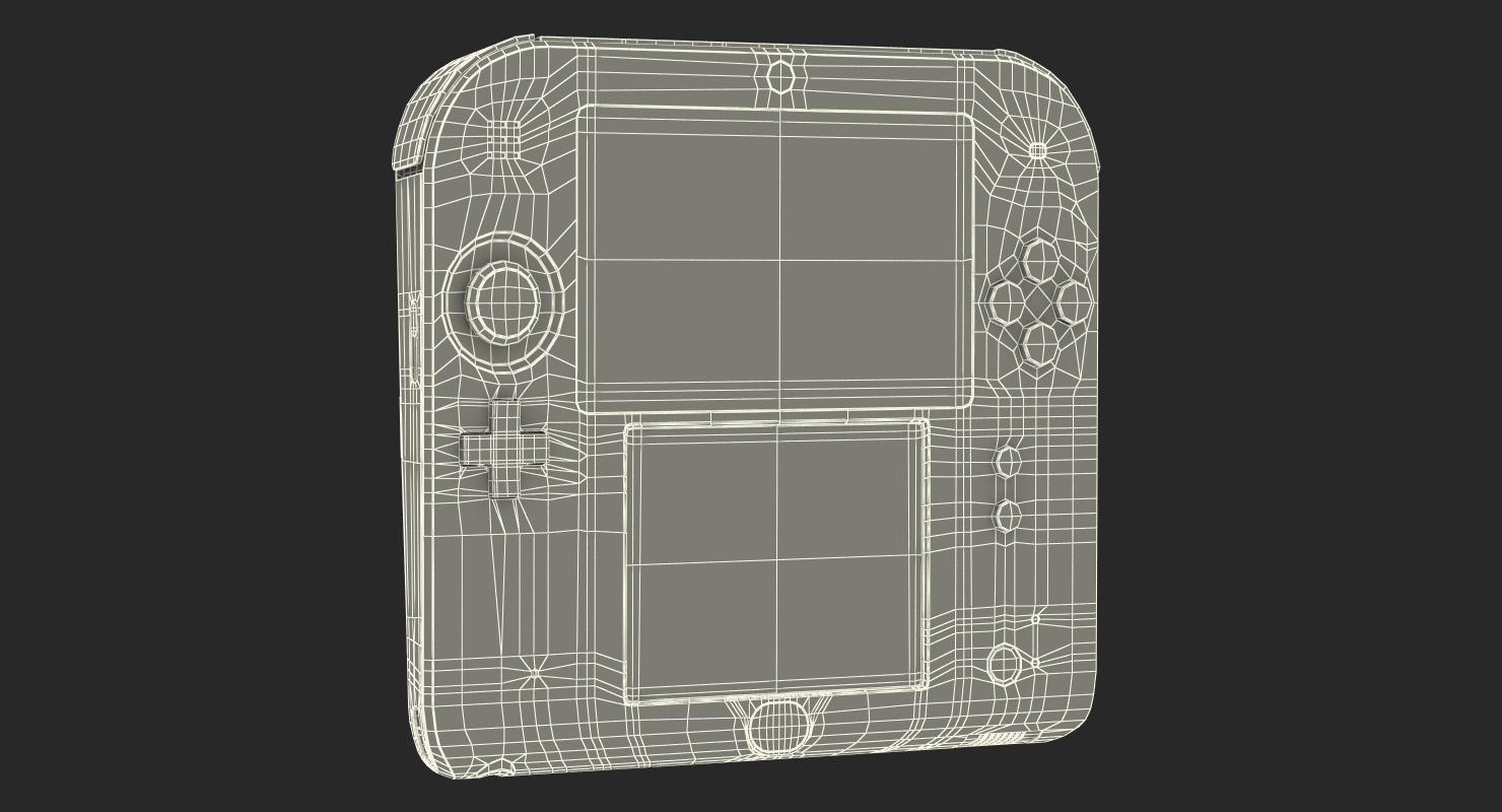 Nintendo 2DS Handheld Game Console 3D model