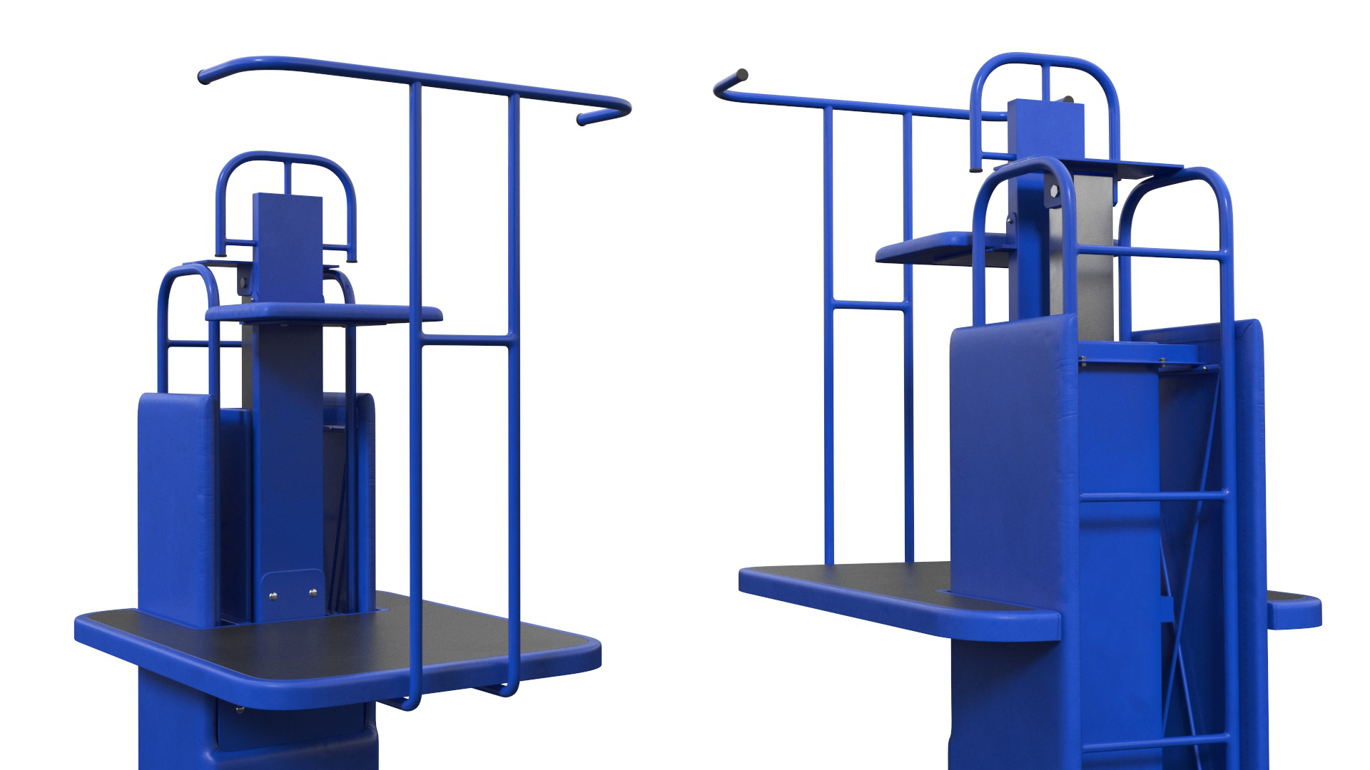 3D Volleyball Umpire Chair Blue model