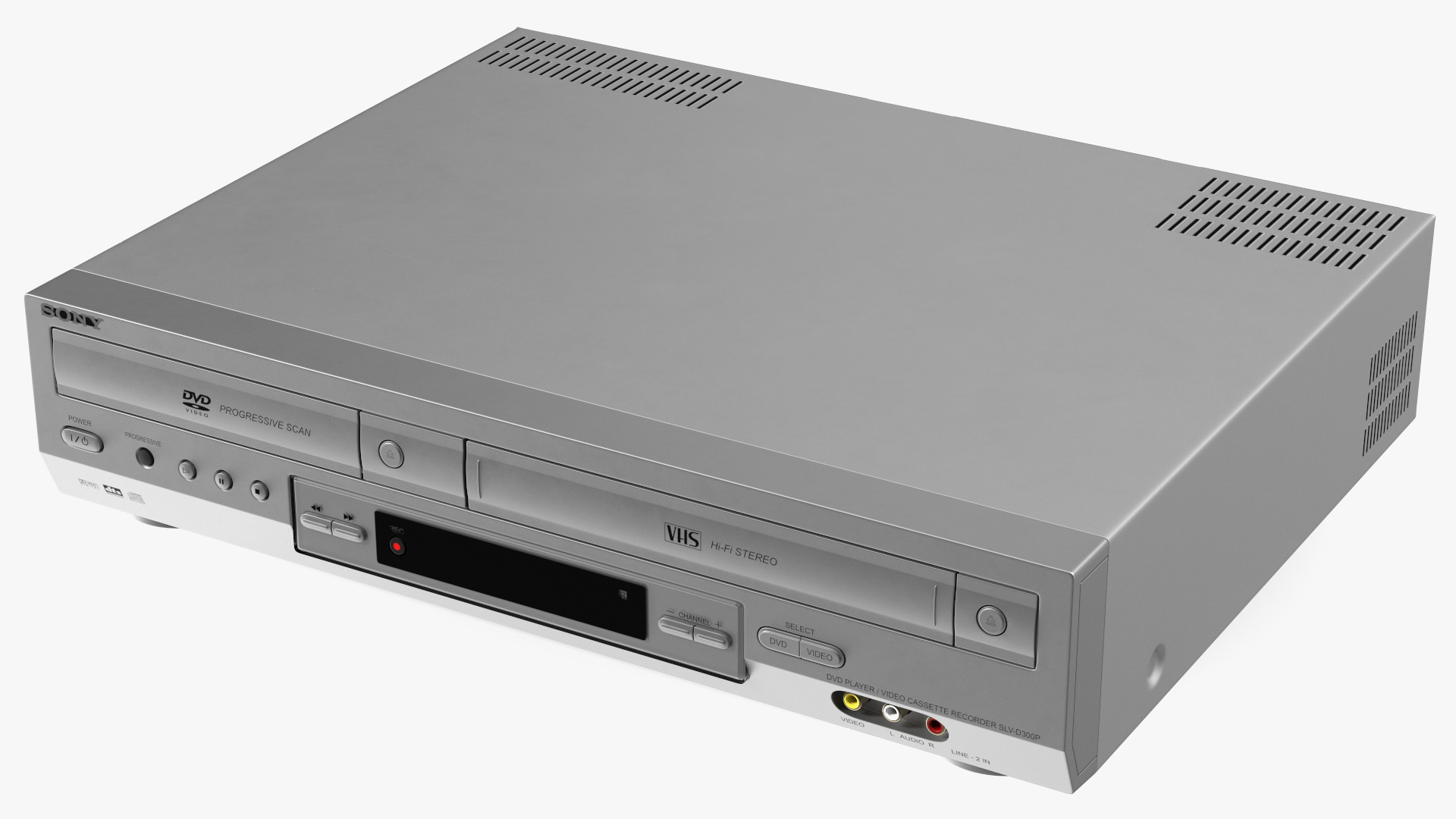 3D model Sony SLV D300P Combo Player Video Cassette Recorder OFF
