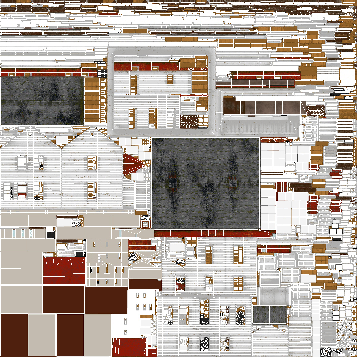 3D Old Wooden House