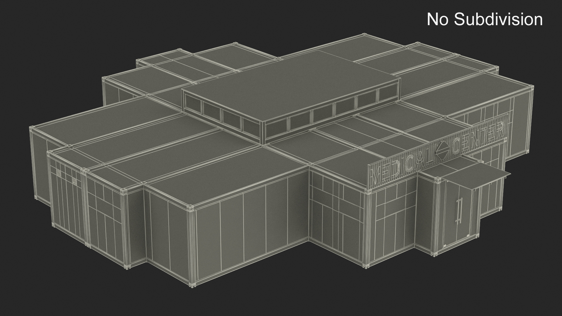 Portable Hospital Container Clinic 3D model