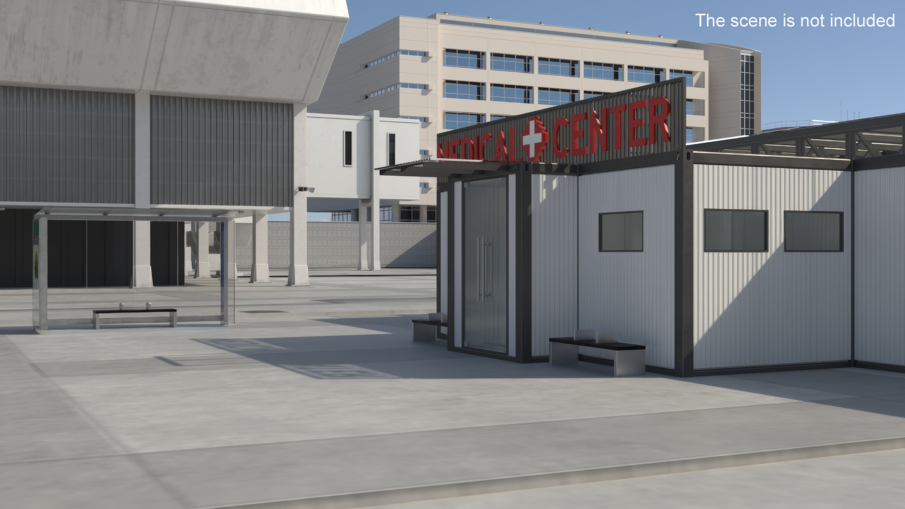 Portable Hospital Container Clinic 3D model