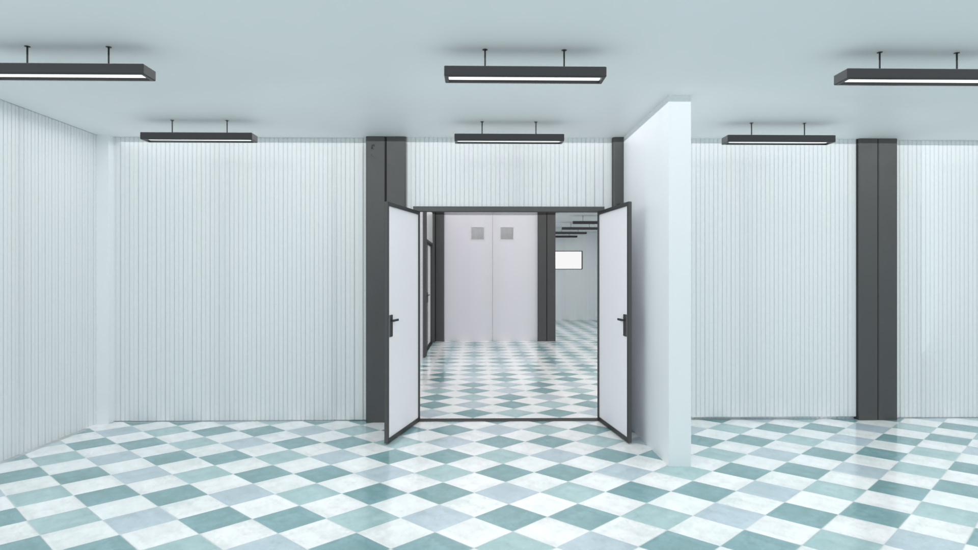 Portable Hospital Container Clinic 3D model