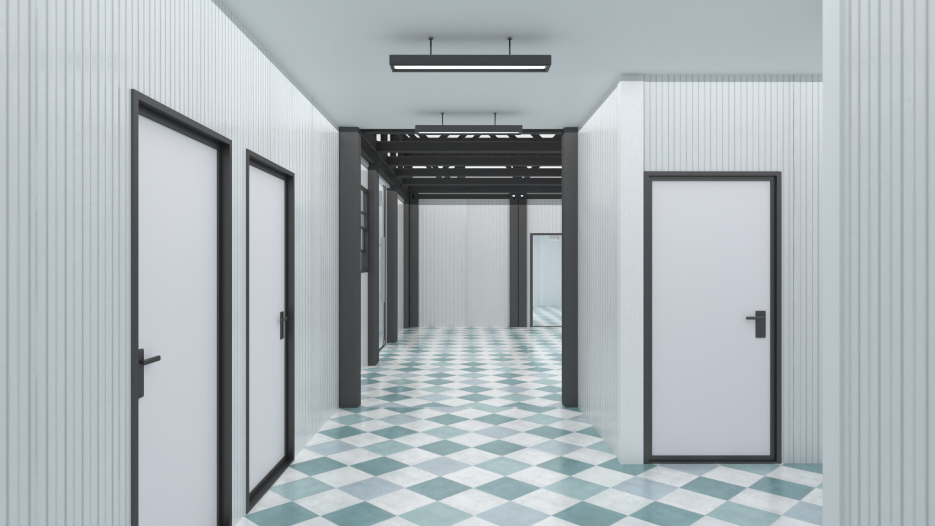 Portable Hospital Container Clinic 3D model