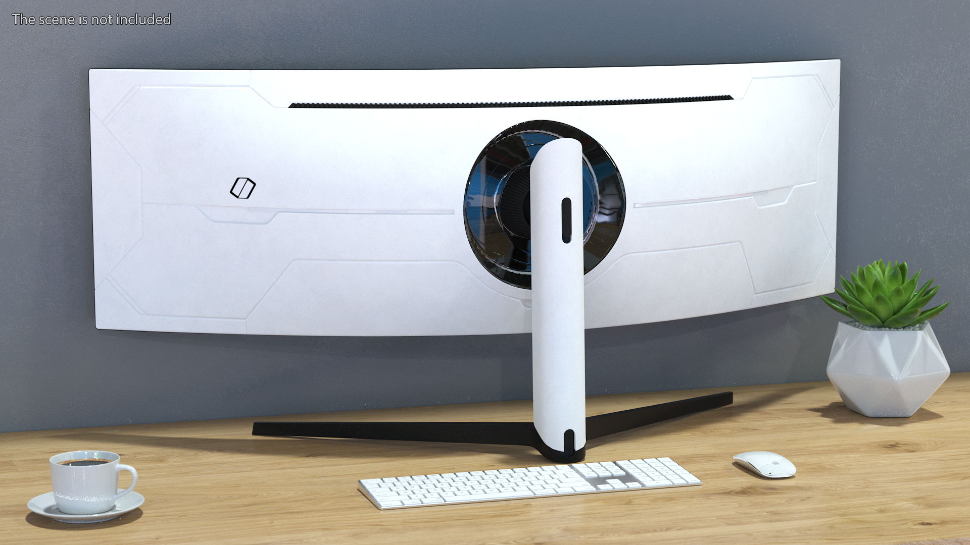 Samsung Odyssey G9 Ultrawide Gaming Monitor OFF Rigged 3D model