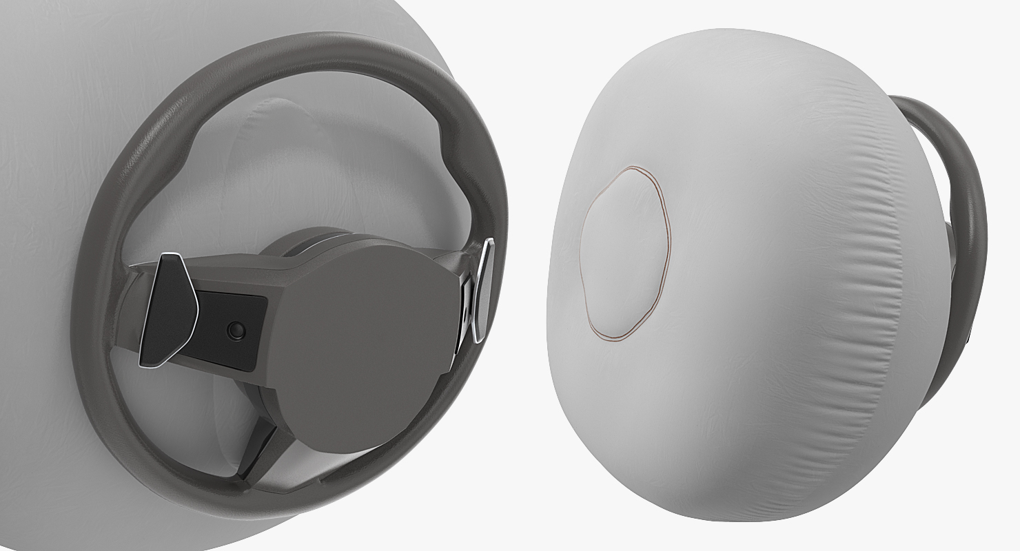 3D Steering Wheel with Airbag