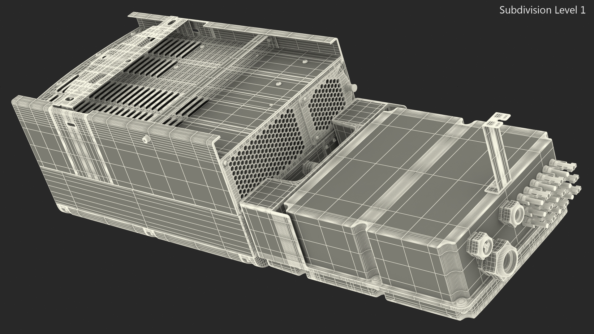 Three Phase Solar Panel Inverter 3D
