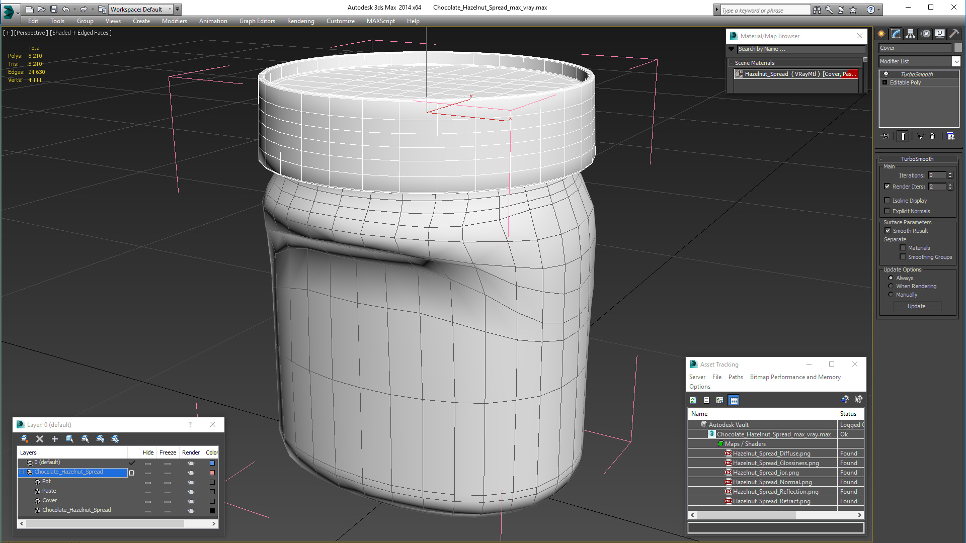 3D model Chocolate Hazelnut Spread