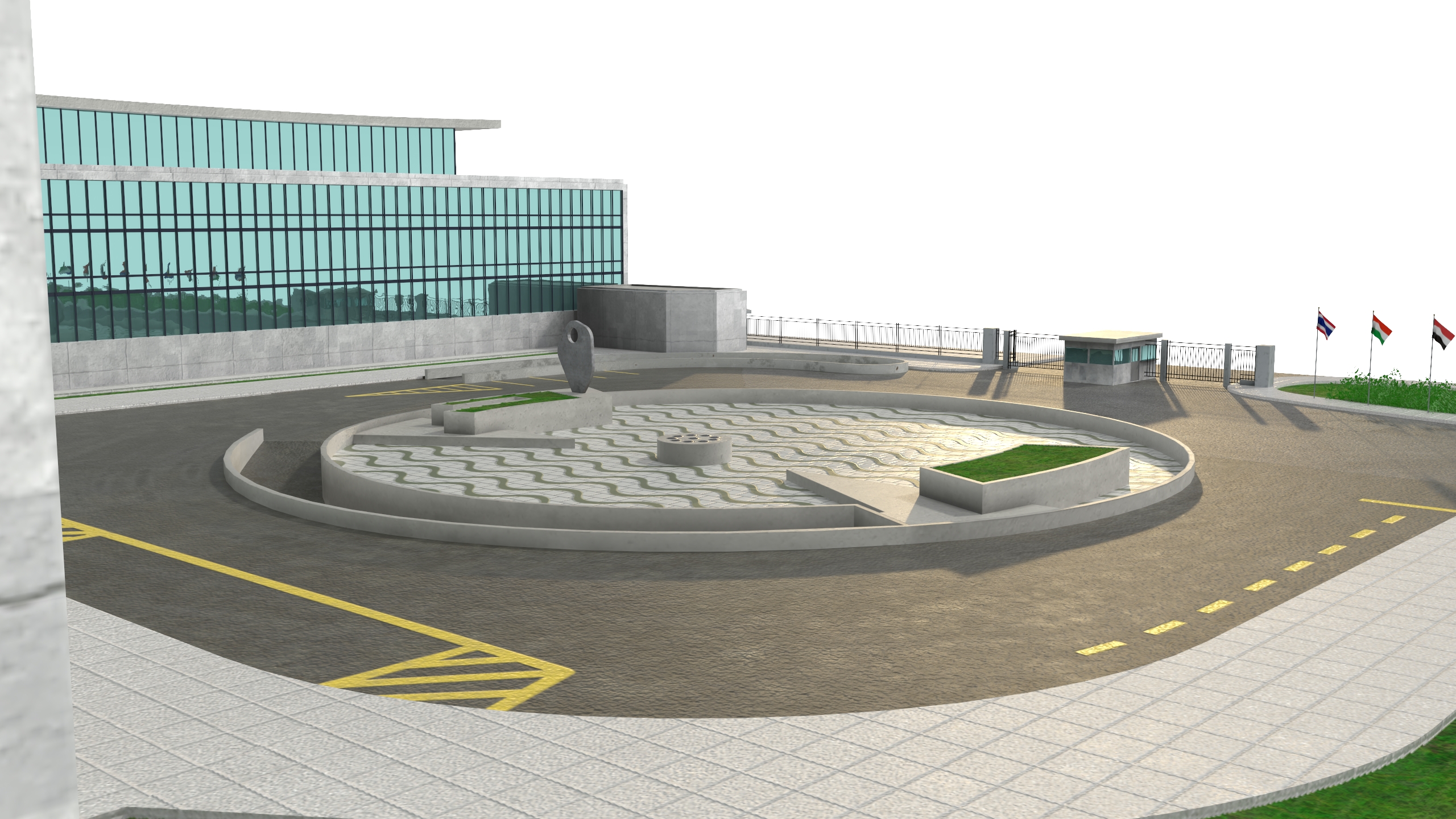 Headquarters of the United Nations 3D model