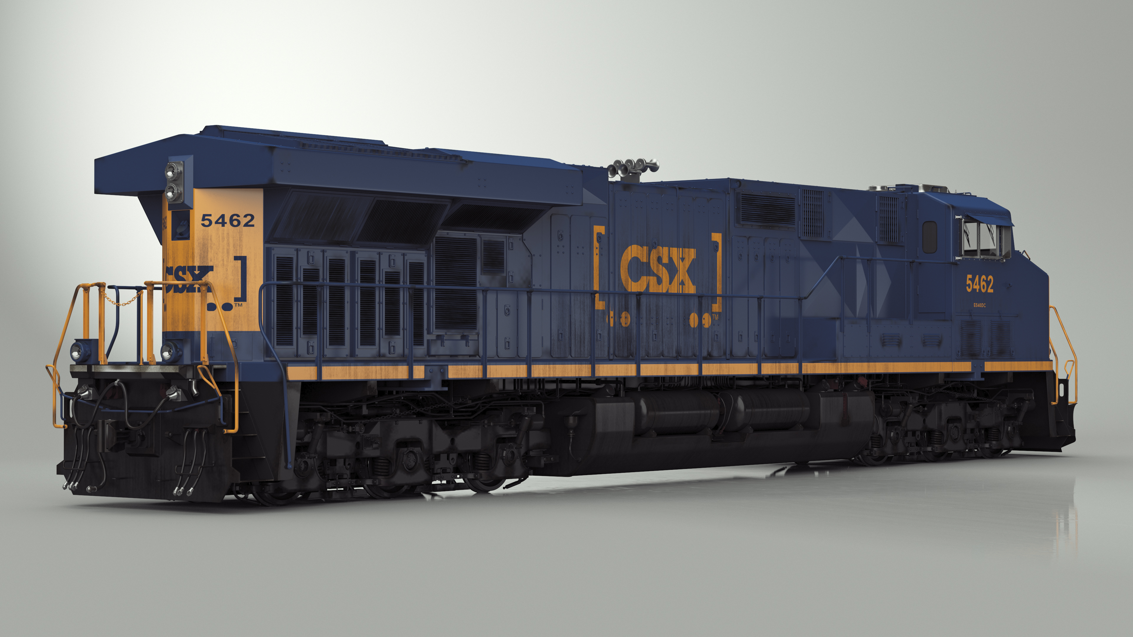 3D CSX GE AC6000CW Locomotive