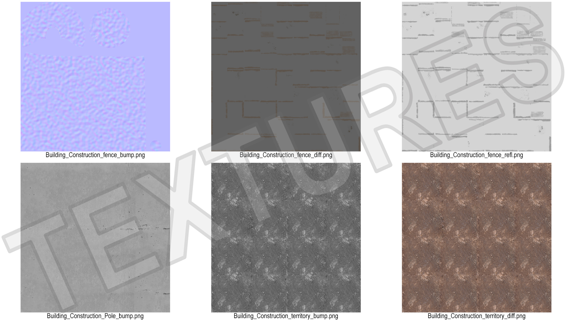 3D model Dirt Ground Corral with Metal Fence