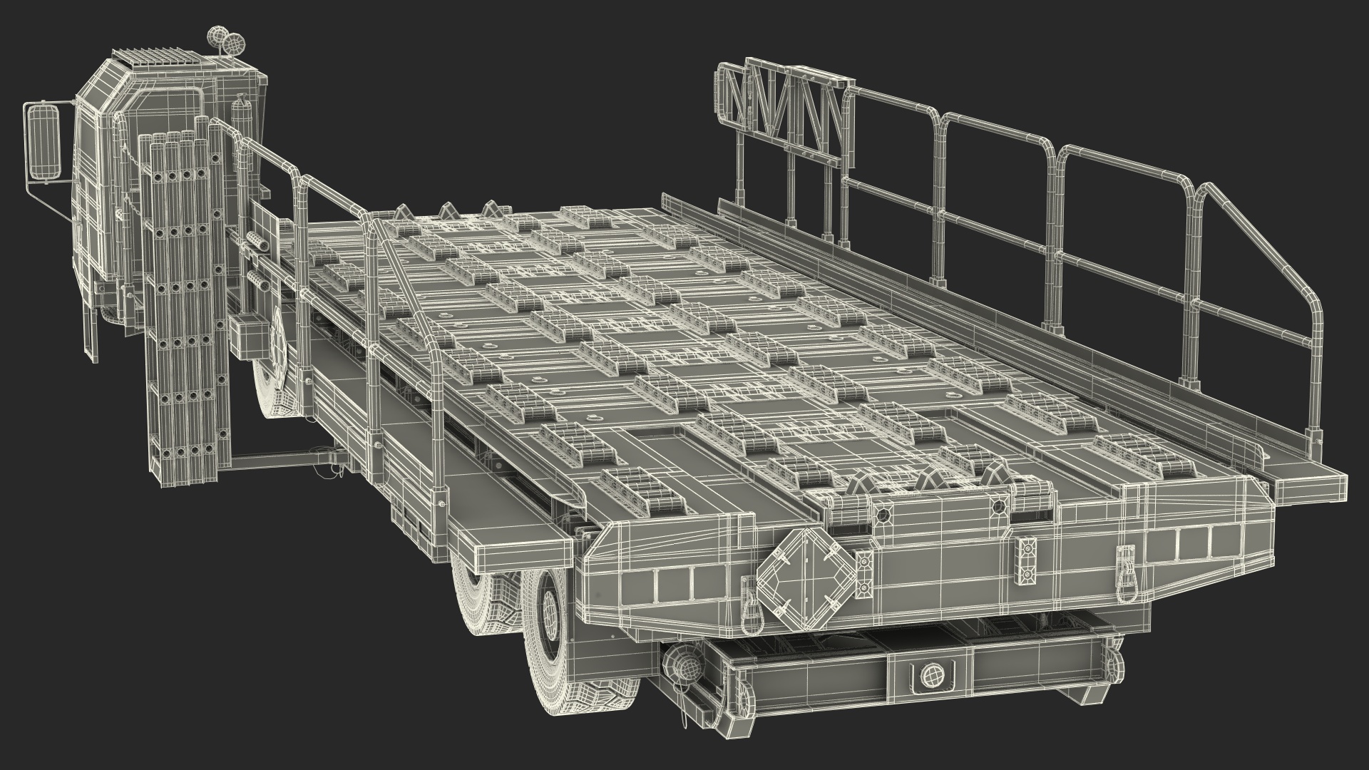 3D Halvorsen Aircraft Loader Old Rigged