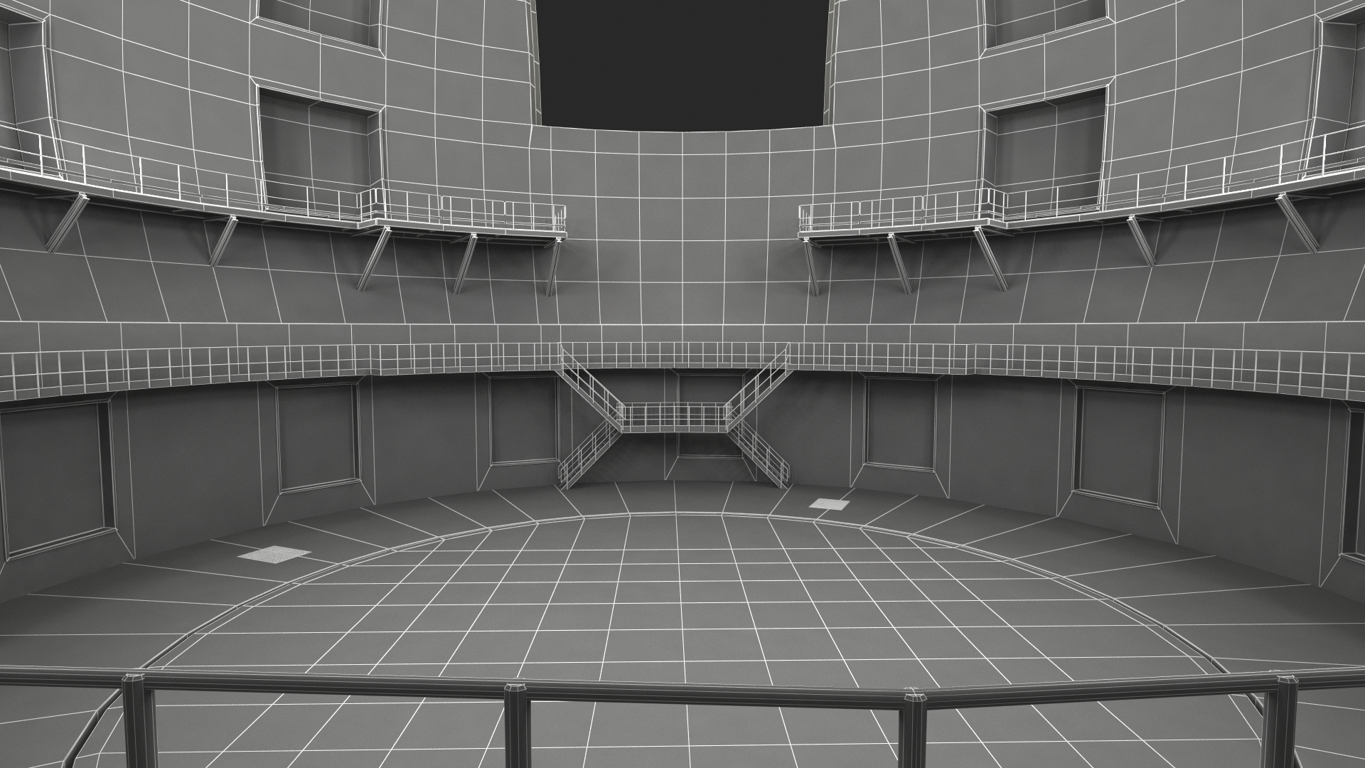 3D Astronomical Observatory Dome Rigged