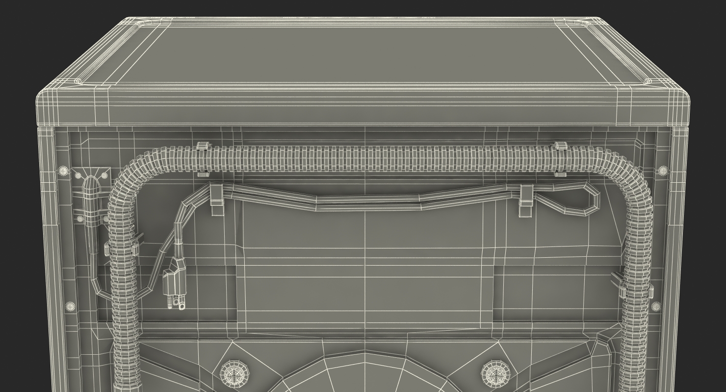 Inox Front Load Dryer Samsung 3D model
