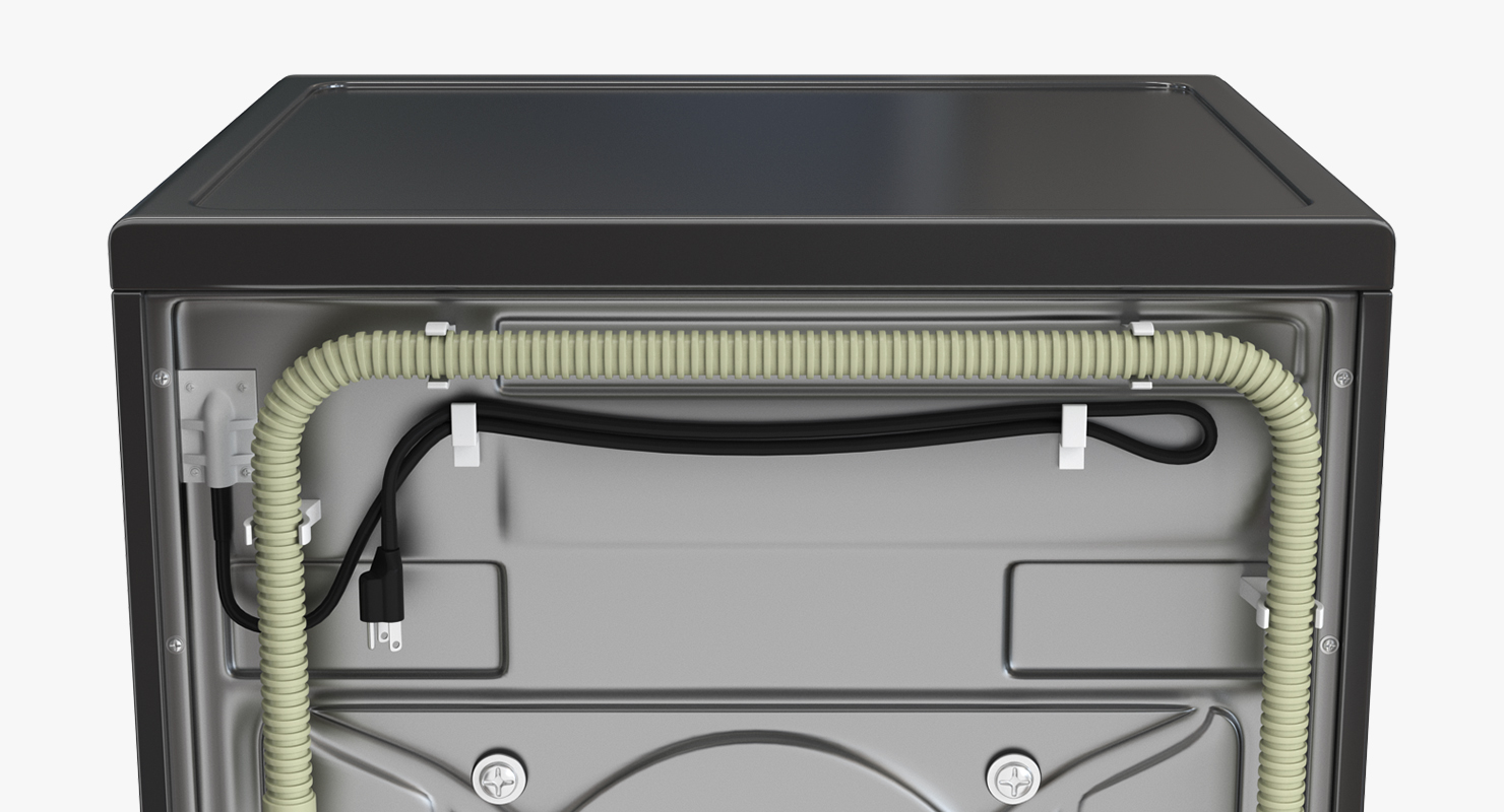 Inox Front Load Dryer Samsung 3D model