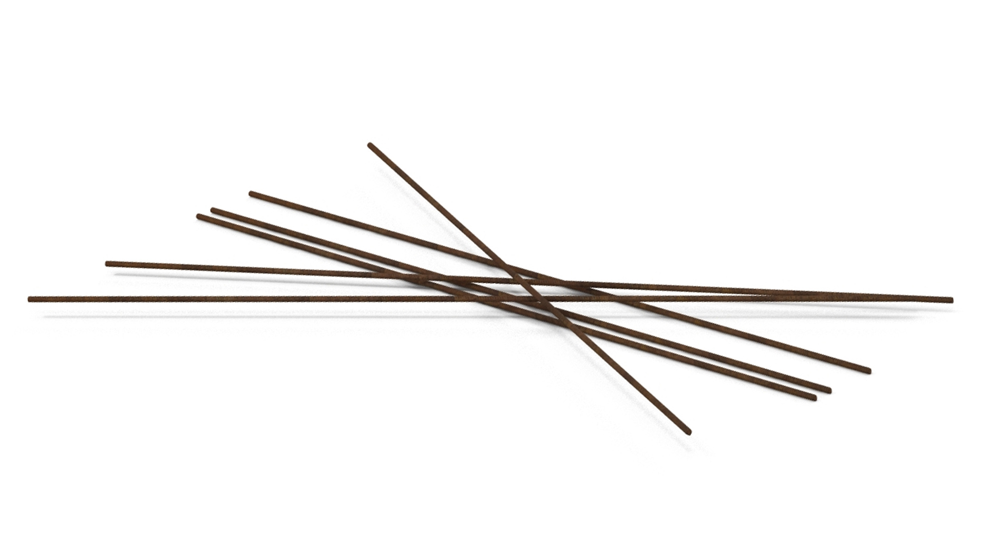 Rusty Reinforcing Steel Bar 3D
