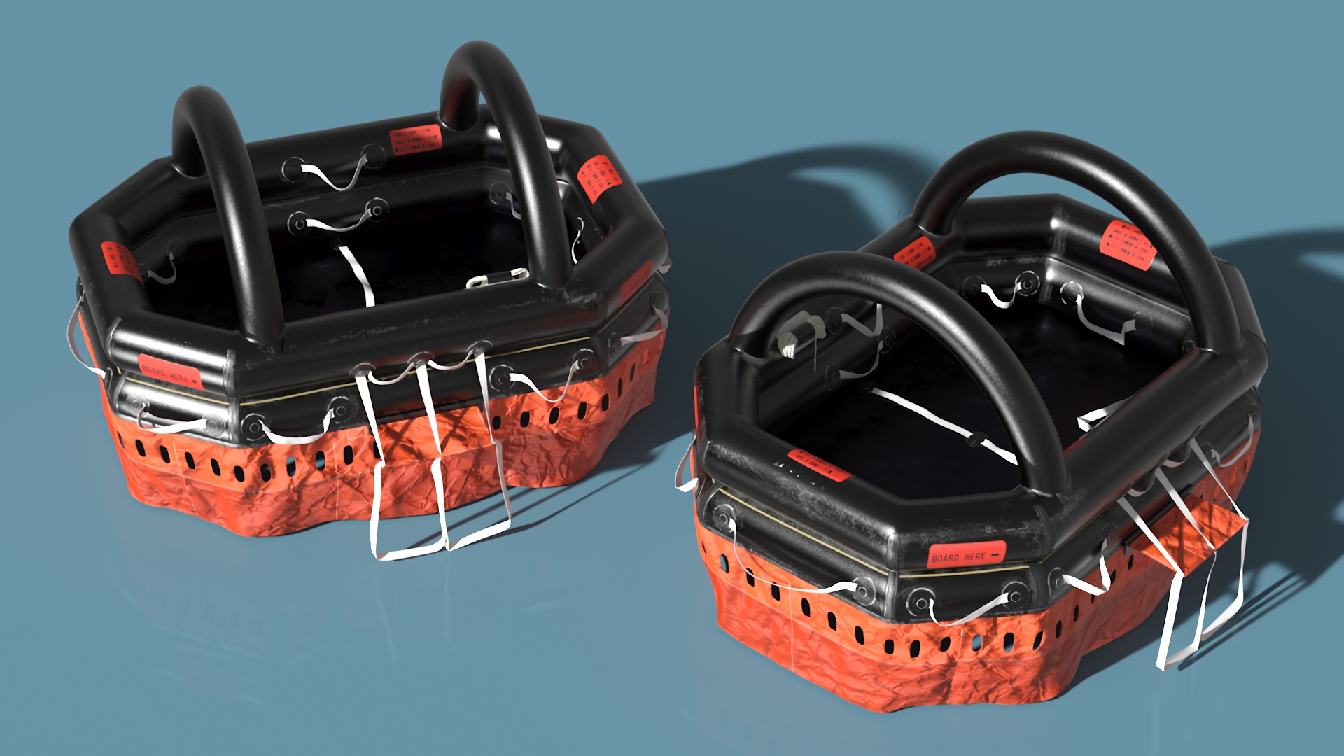 Self Inflating Life Raft 3D model