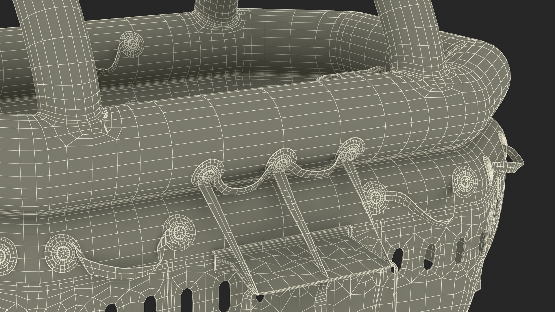 Self Inflating Life Raft 3D model
