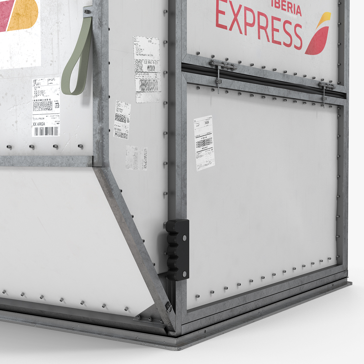 3D model Airport Container Iberia Cargo