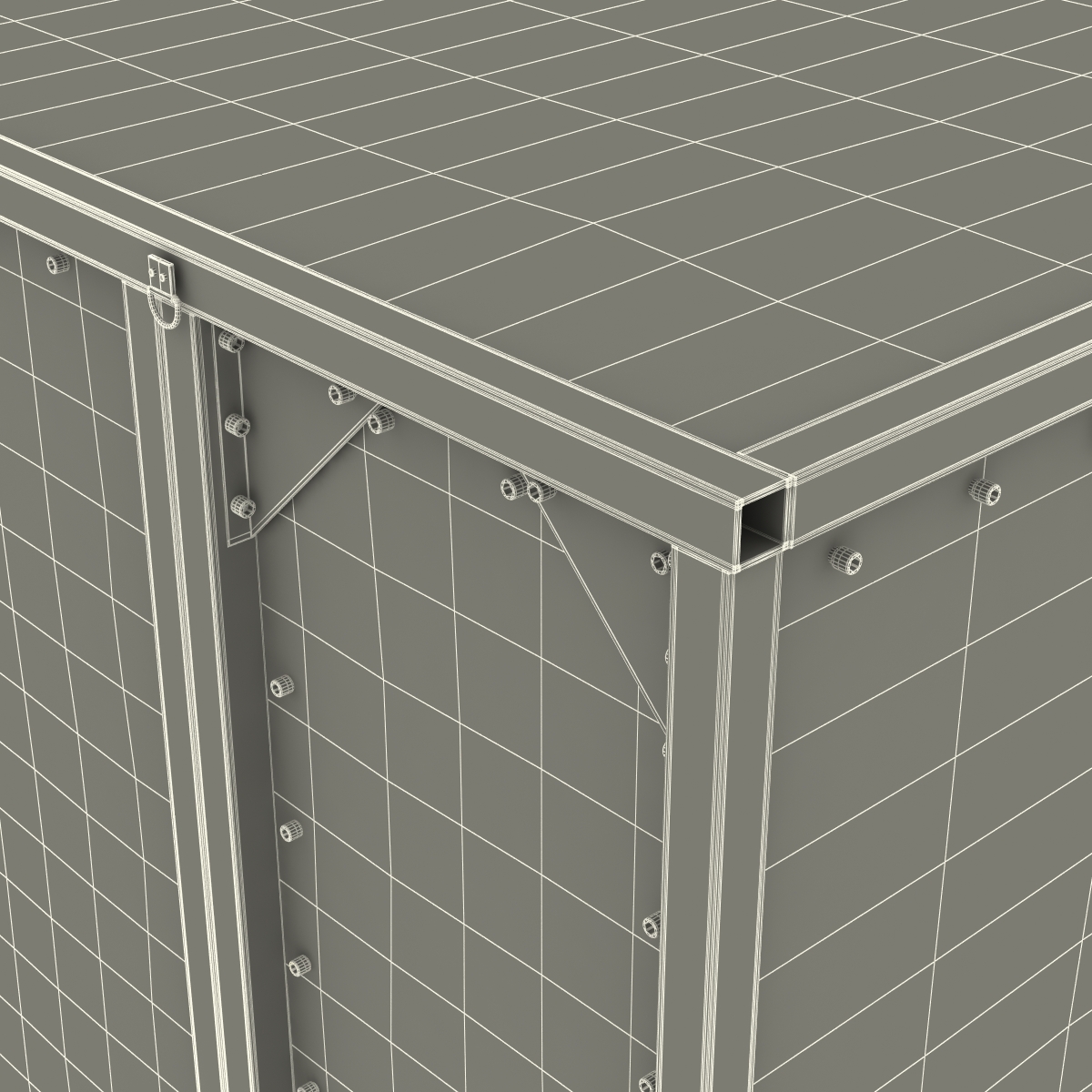 3D model Airport Container Iberia Cargo
