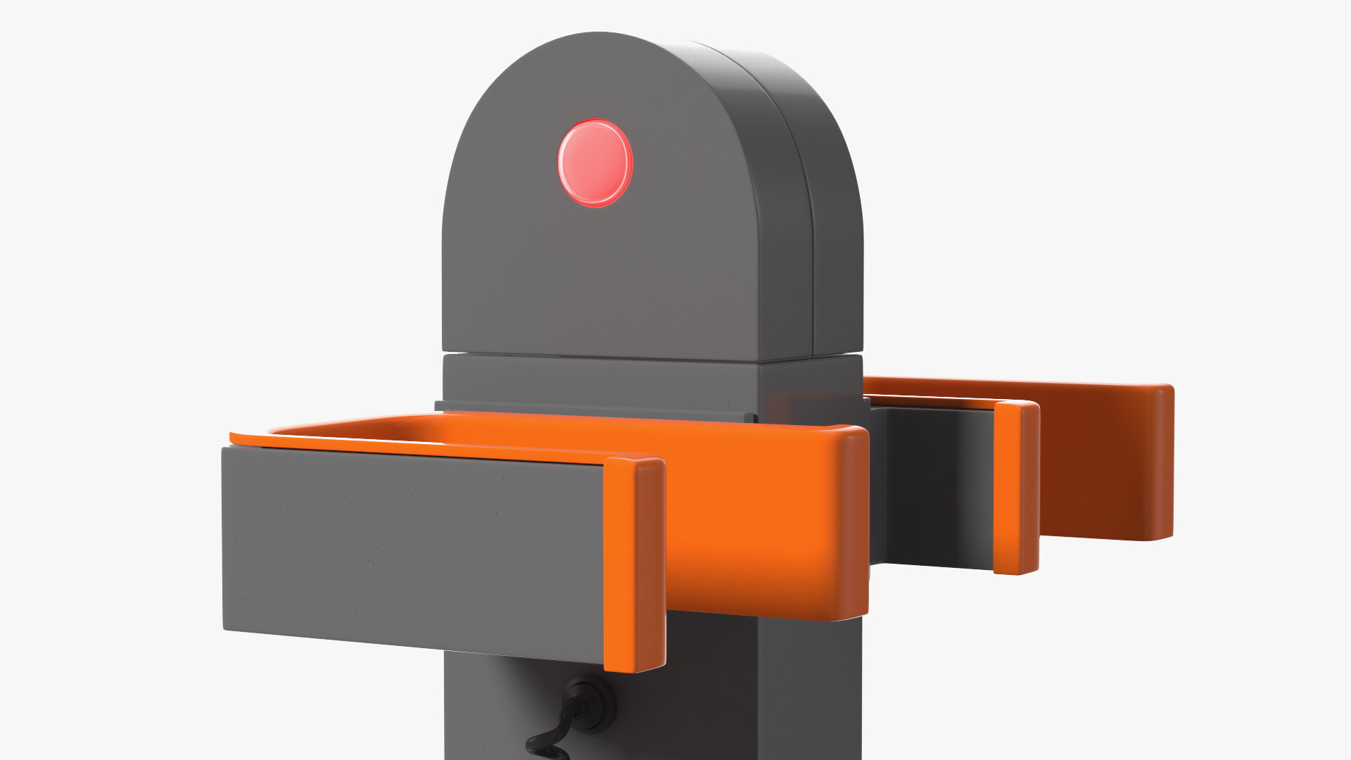 3D Electric Scooter Charging Docking Rack model