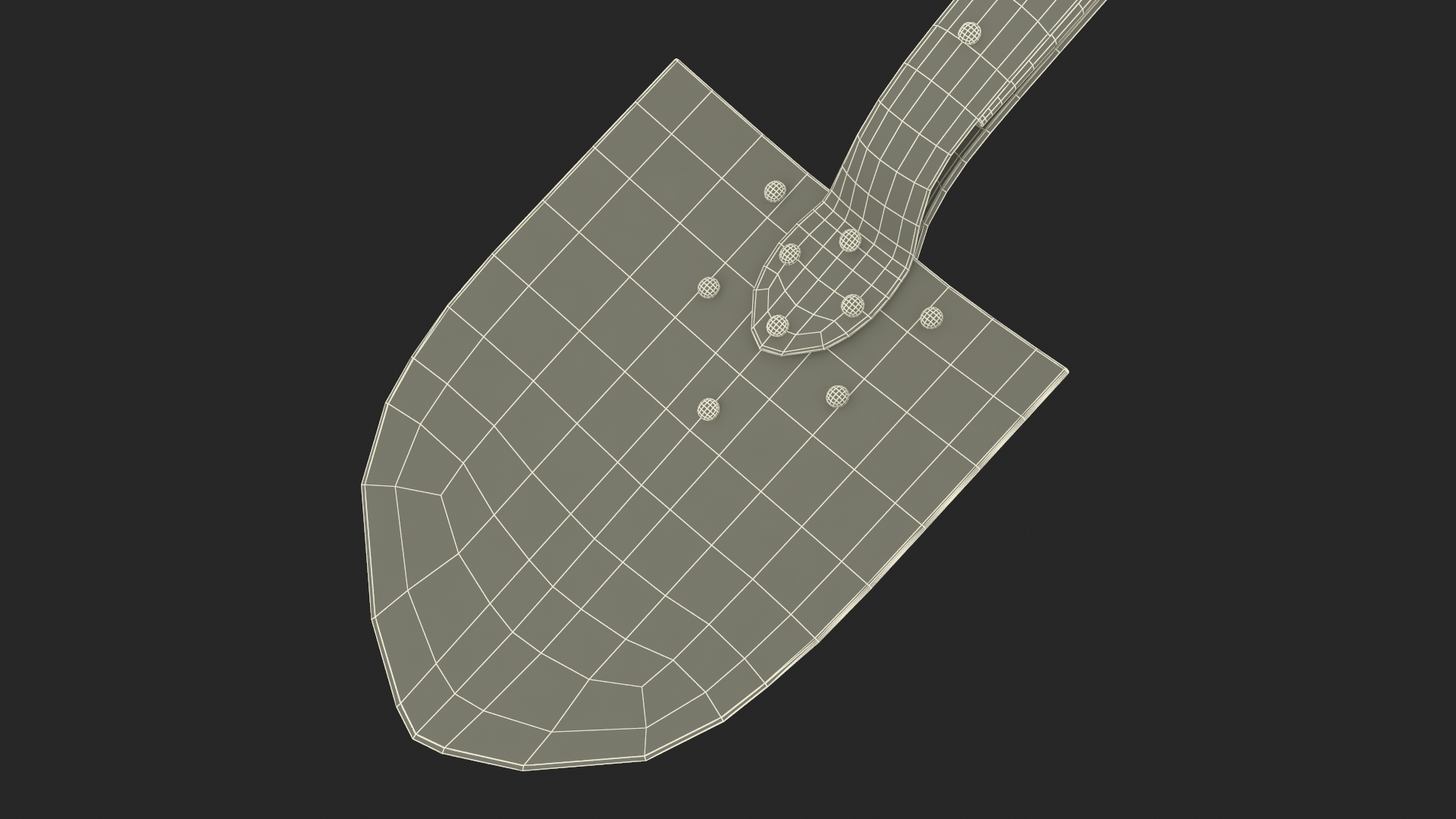 3D model Old Shovel