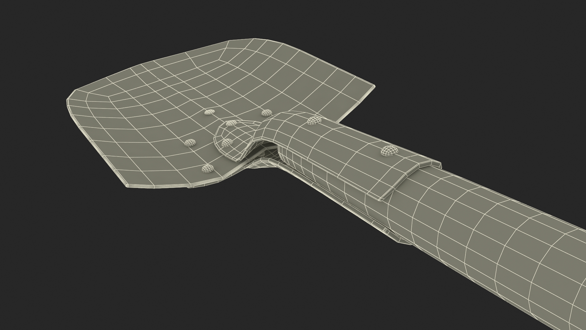 3D model Old Shovel