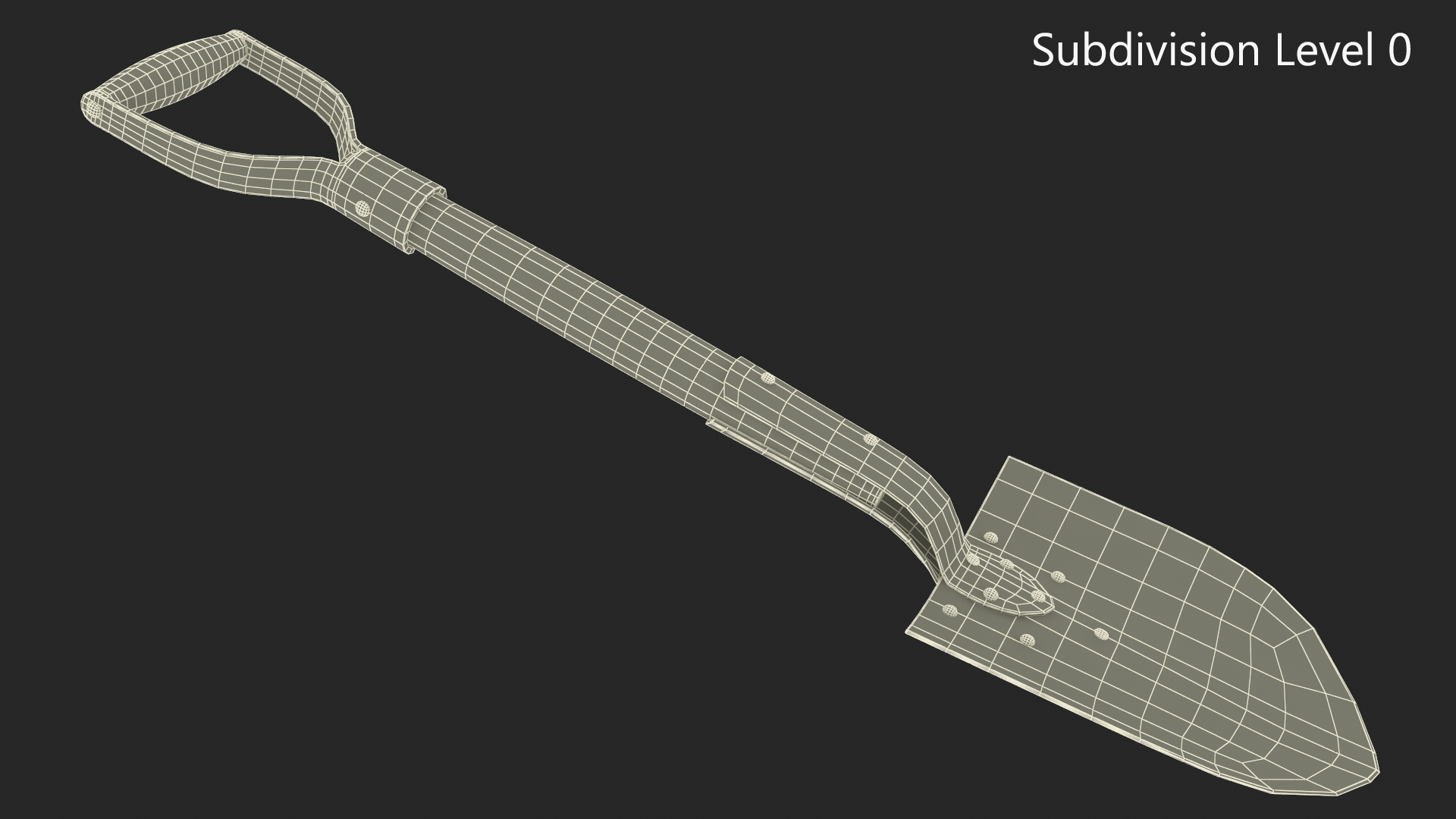 3D model Old Shovel